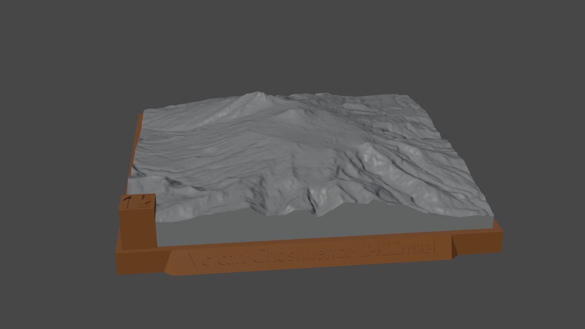 Volcan Choshuenco 3D print model_5