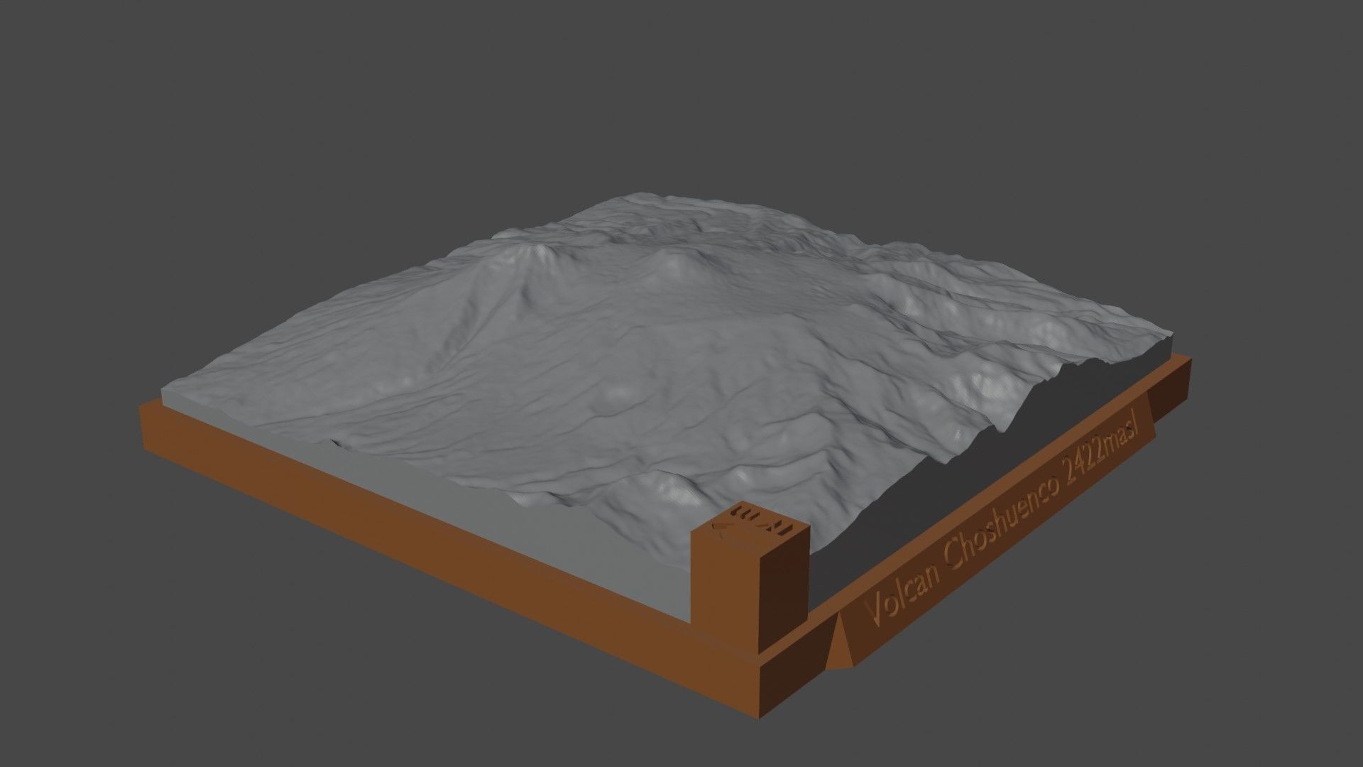 Volcan Choshuenco 3D print model_3