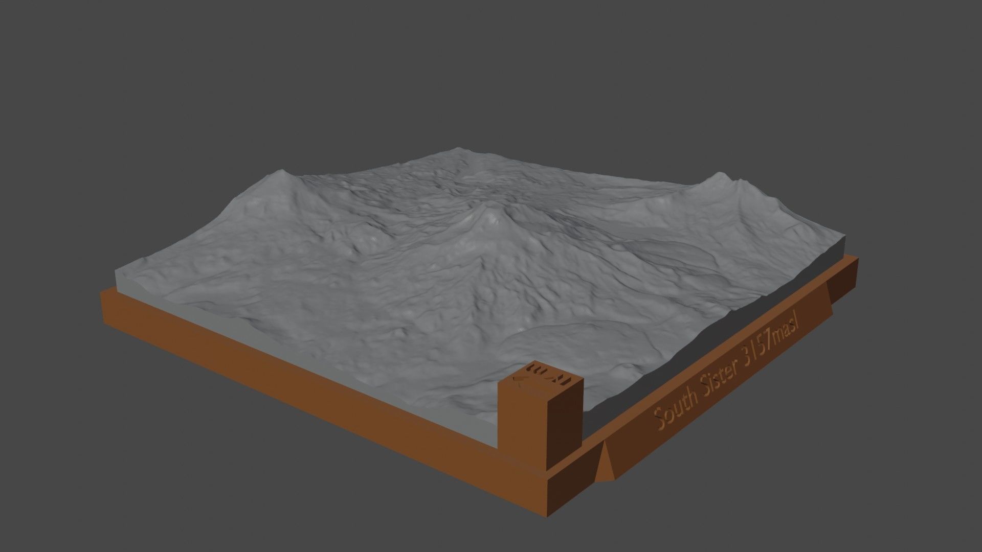 South Sister 3D print model_3