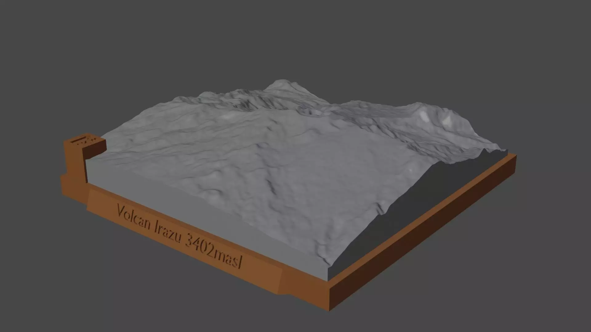 Volcan Irazu 3D print model_0