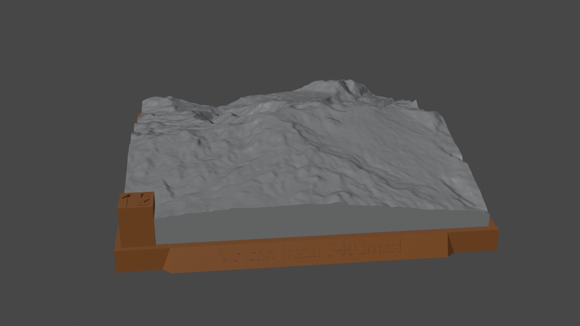 Volcan Irazu 3D print model_5