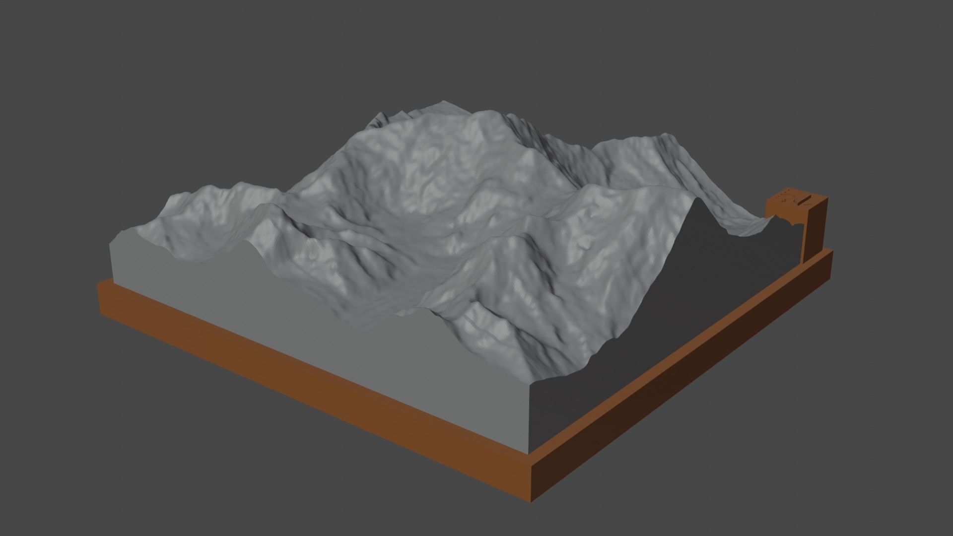Saipal mountain 3D print model_7