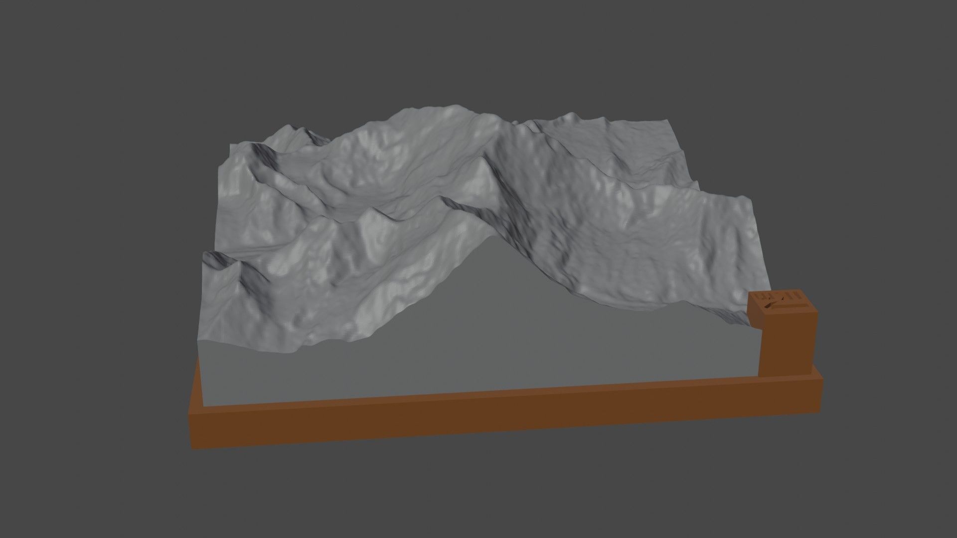 Saipal mountain 3D print model_6
