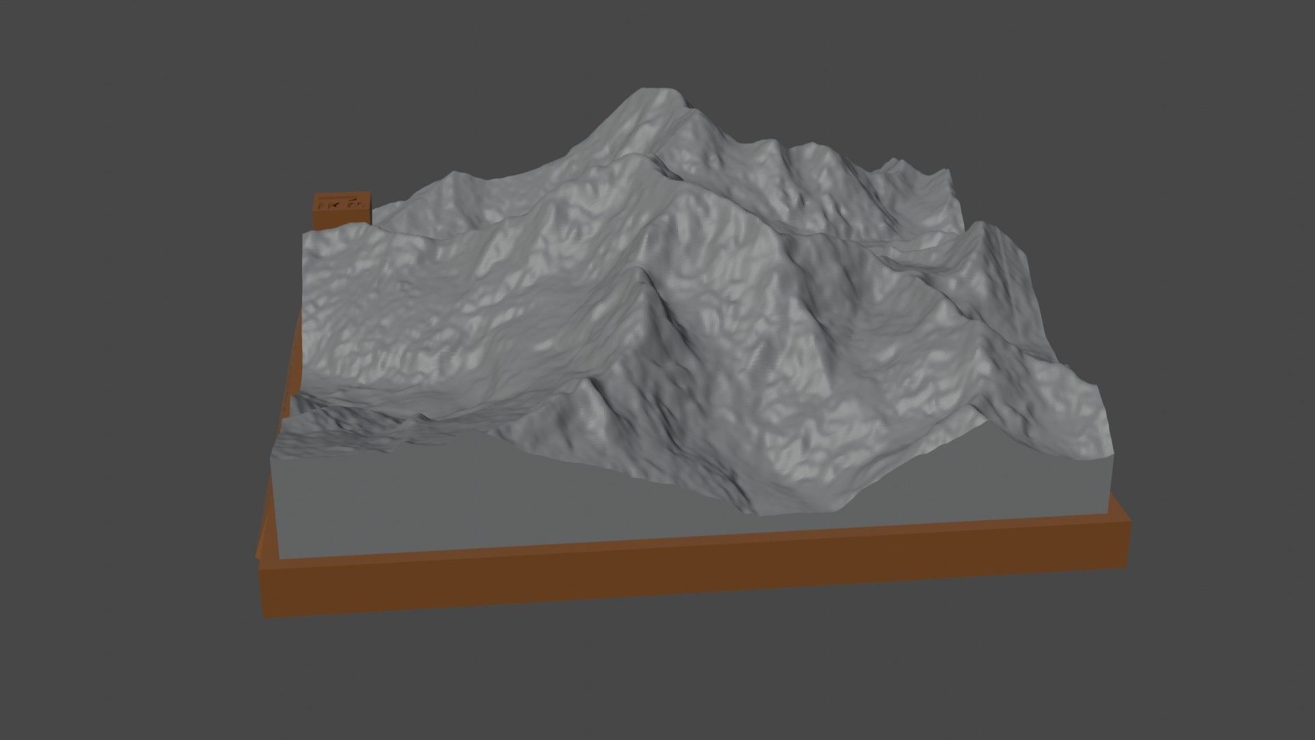 Saipal mountain 3D print model_1