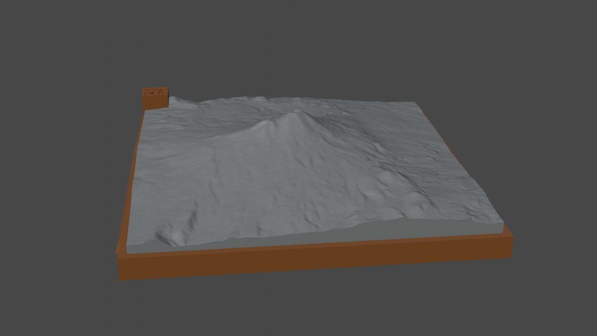 Volcan Llaima 3D print model_1