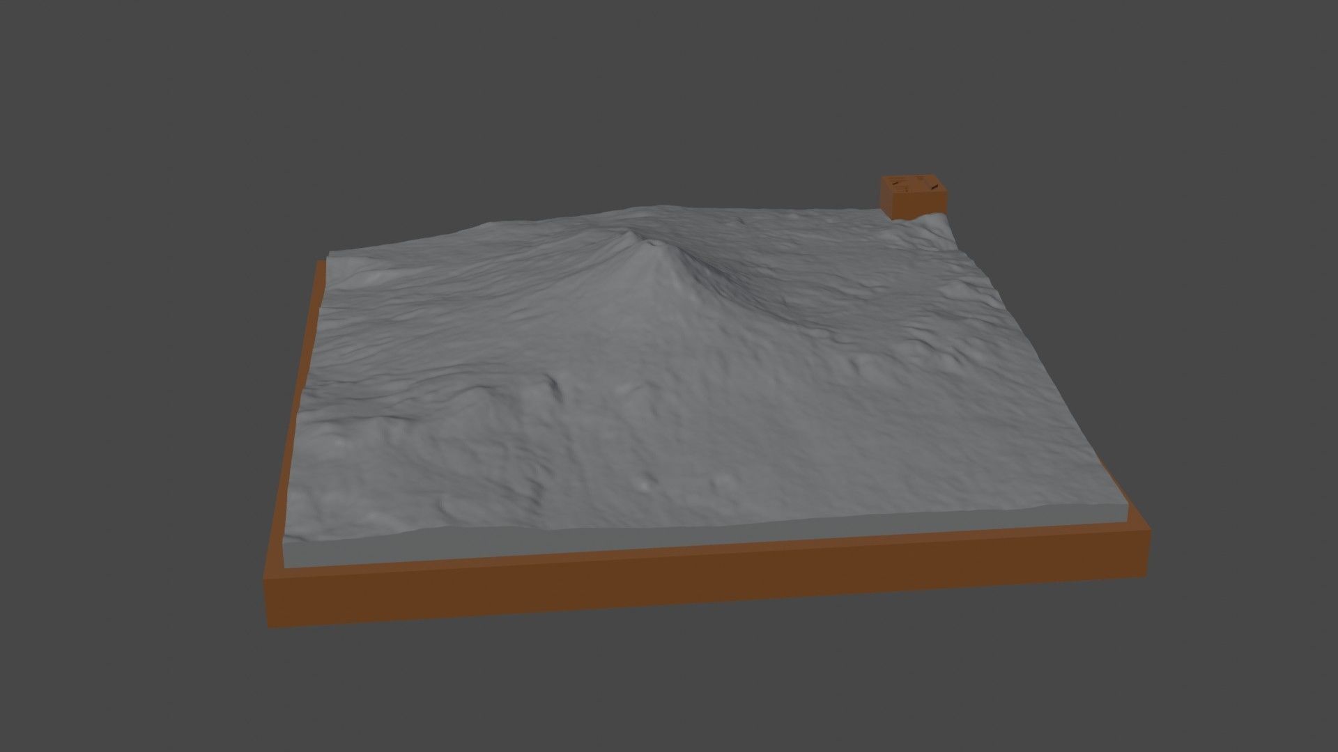 Volcan Llaima 3D print model_2