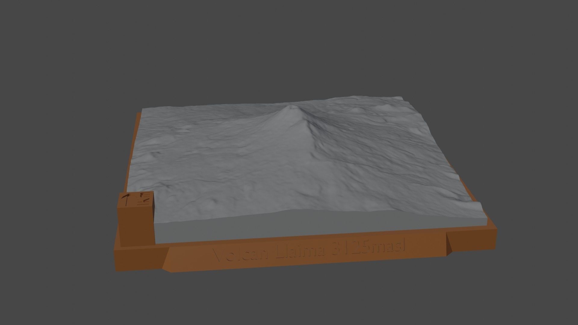 Volcan Llaima 3D print model_5