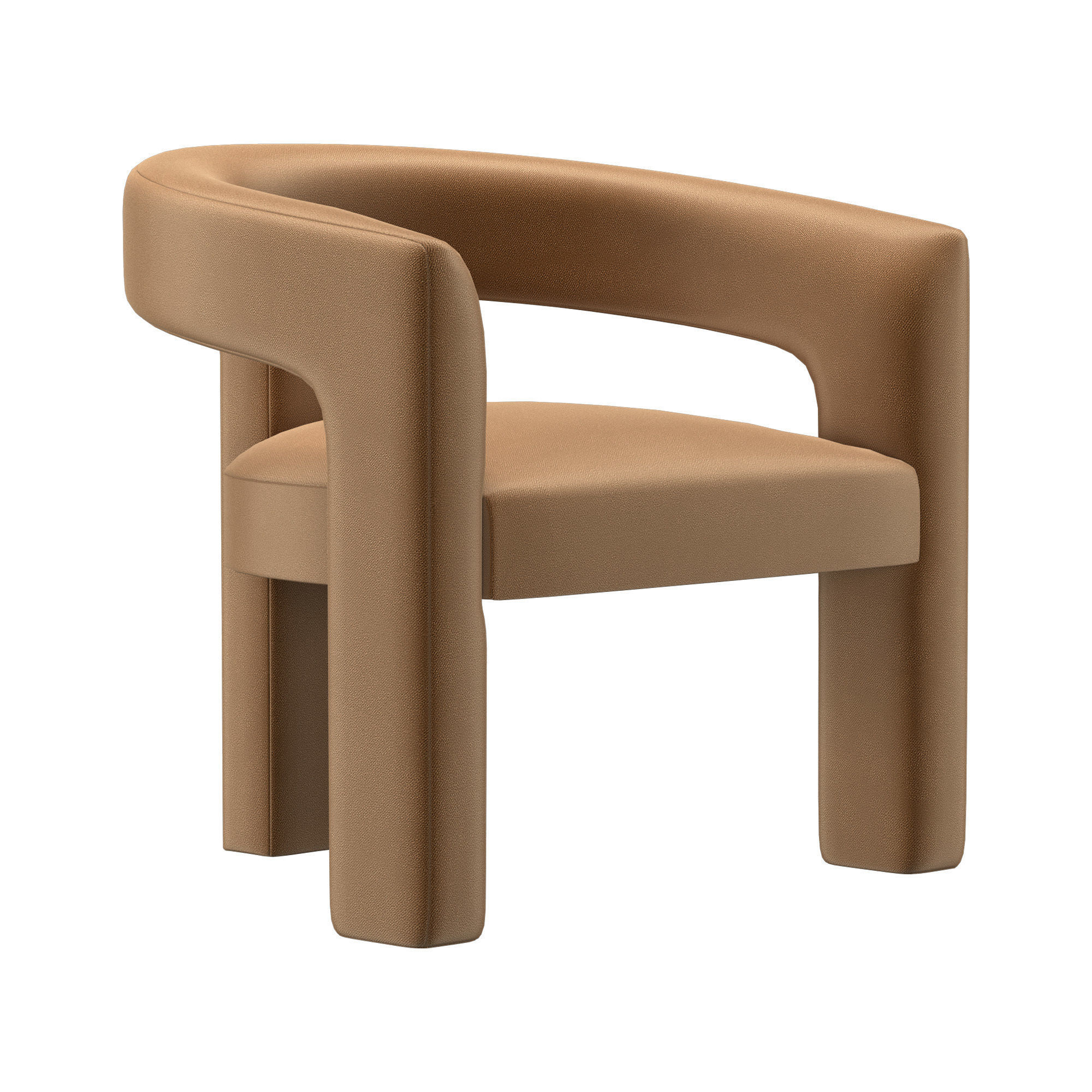 INES OPEN-BACK CHAIR 3D model_1