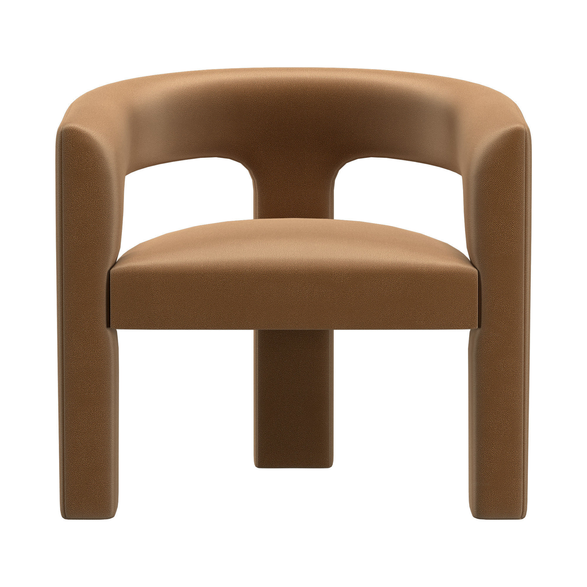 INES OPEN-BACK CHAIR 3D model_2