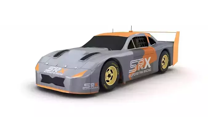 SRX 2022 Superstar Racing Experience Series Race Car Low-poly 3D model