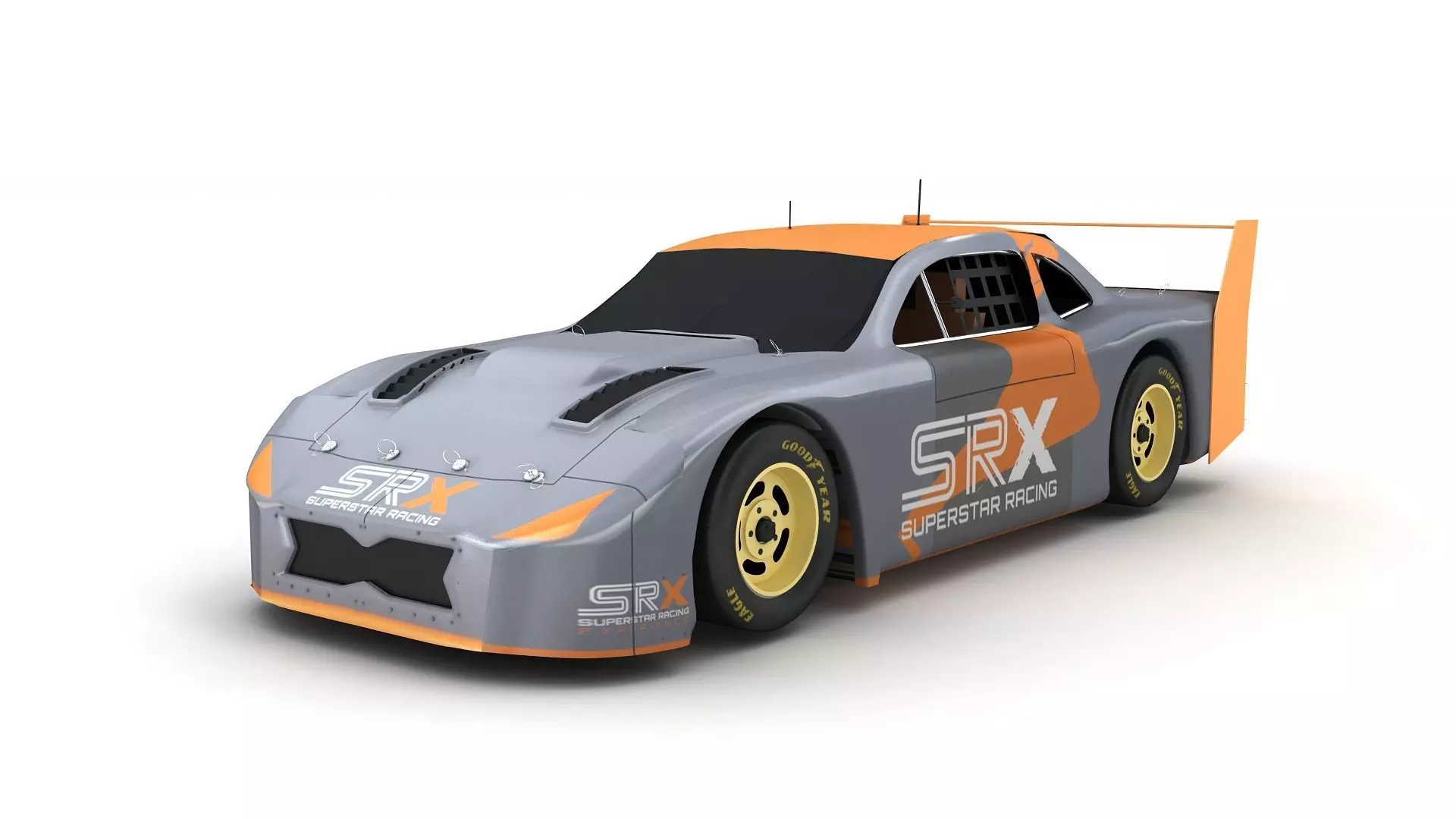 SRX 2022 Superstar Racing Experience Series Race Car Low-poly 3D model
