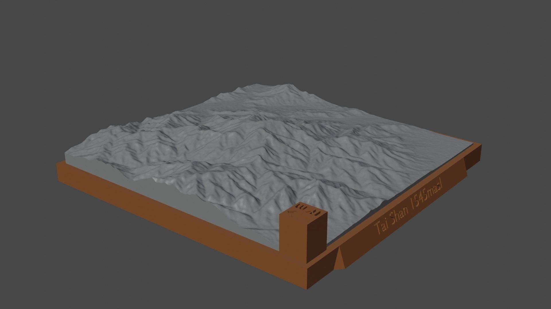 Tai Shan 3D print model_3