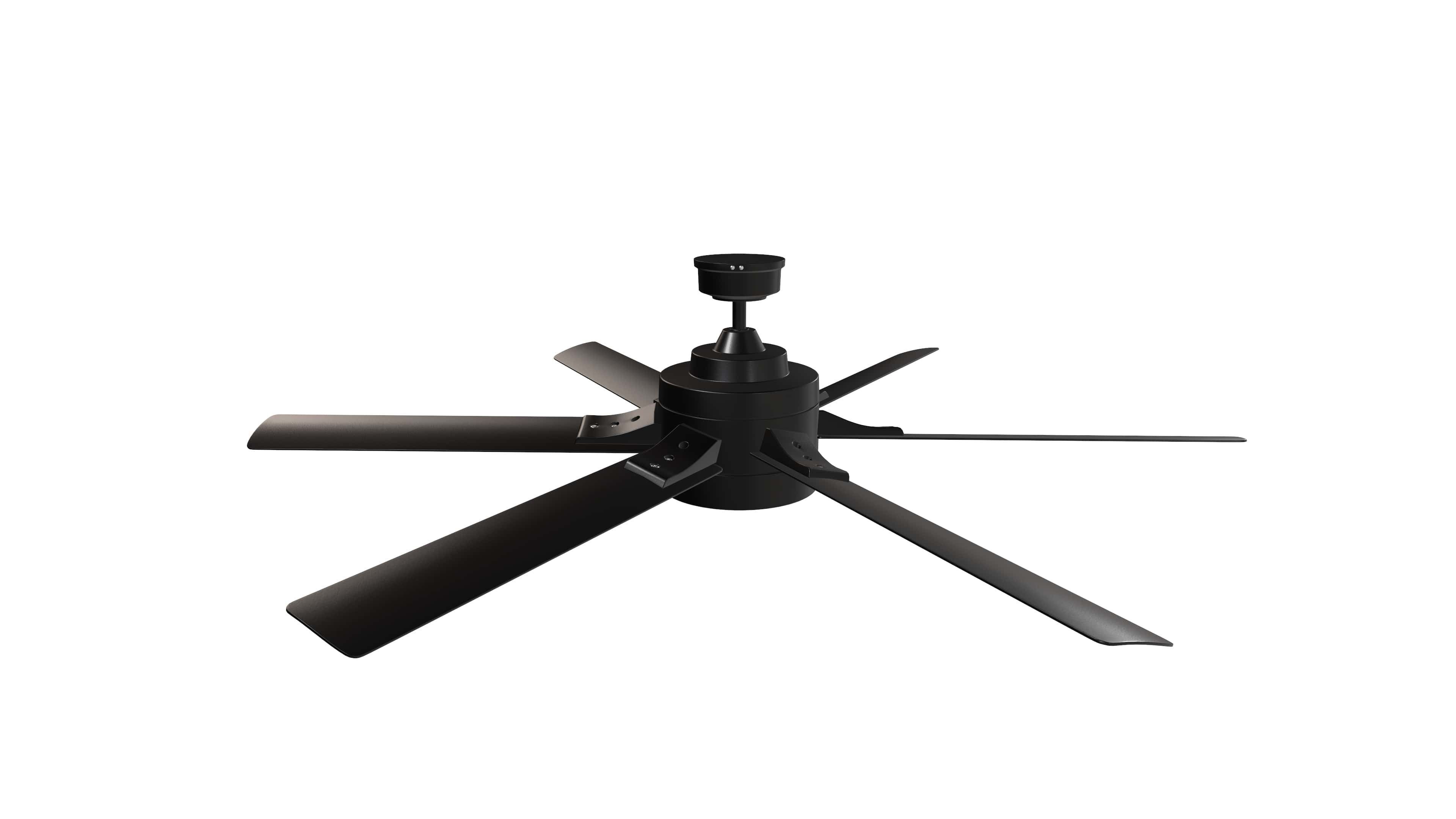 Ceiling Fan Six Blade Animated 3d Model Low-poly 3D model_4