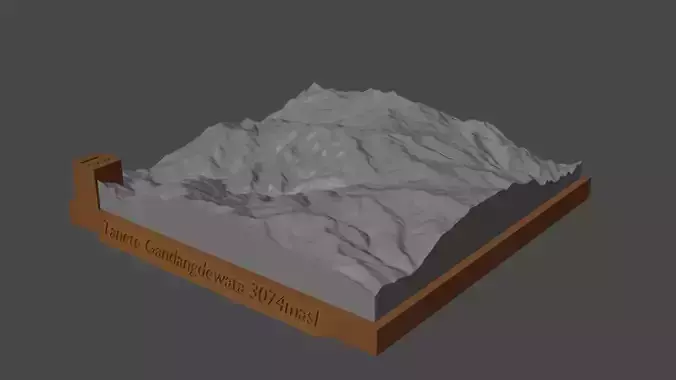 Tanete Gandangdewata 3D print model