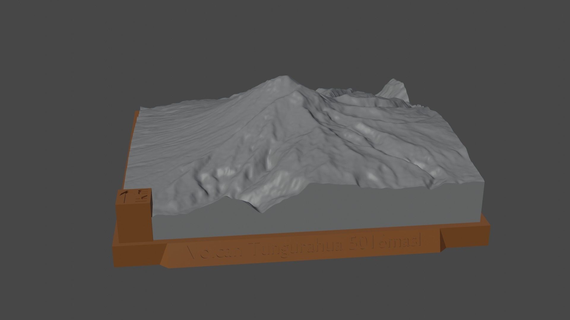 Volcan Tungurahua 3D print model_5