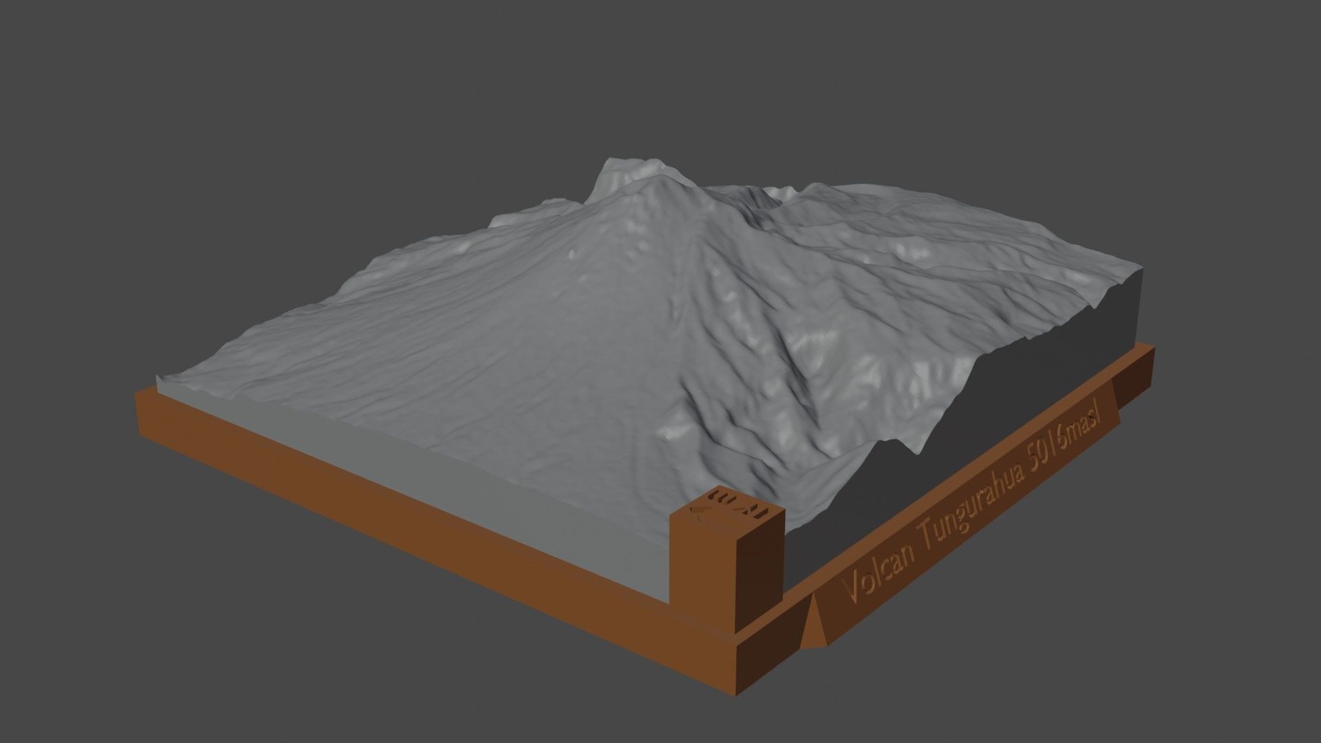 Volcan Tungurahua 3D print model_3