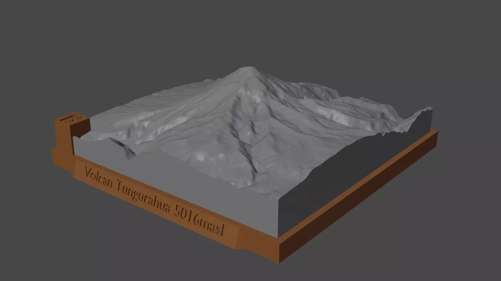 Volcan Tungurahua 3D print model_0