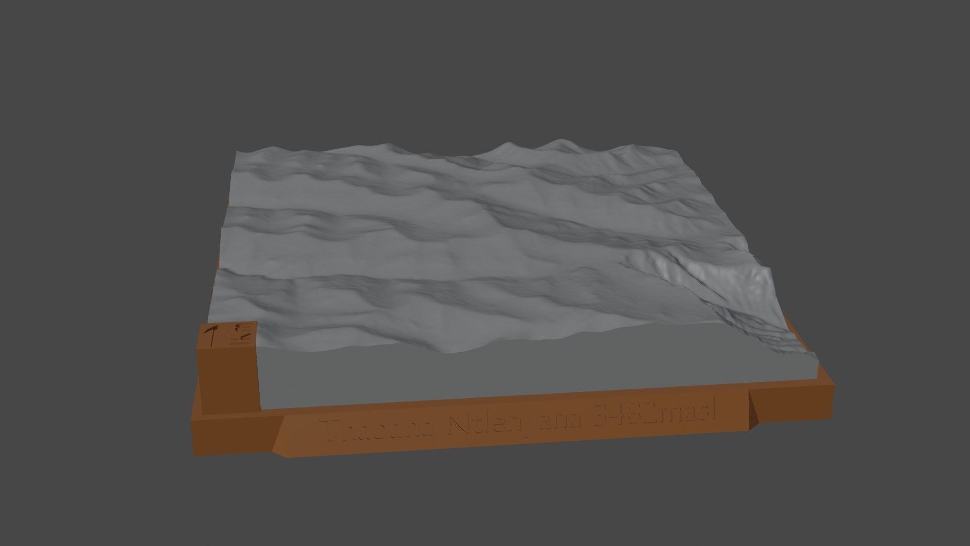 Thabana Ntlenyana 3D print model_5