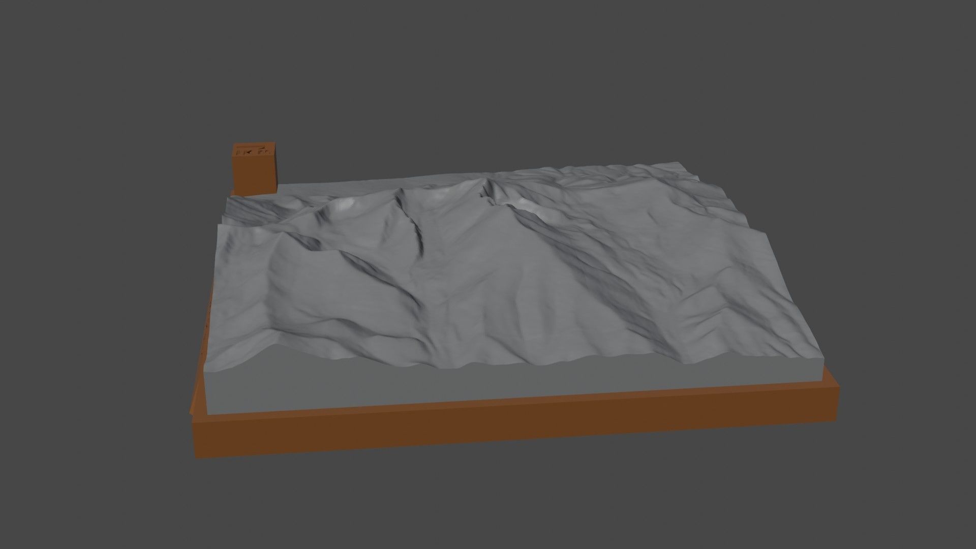 Wheeler Peak 3D print model_1