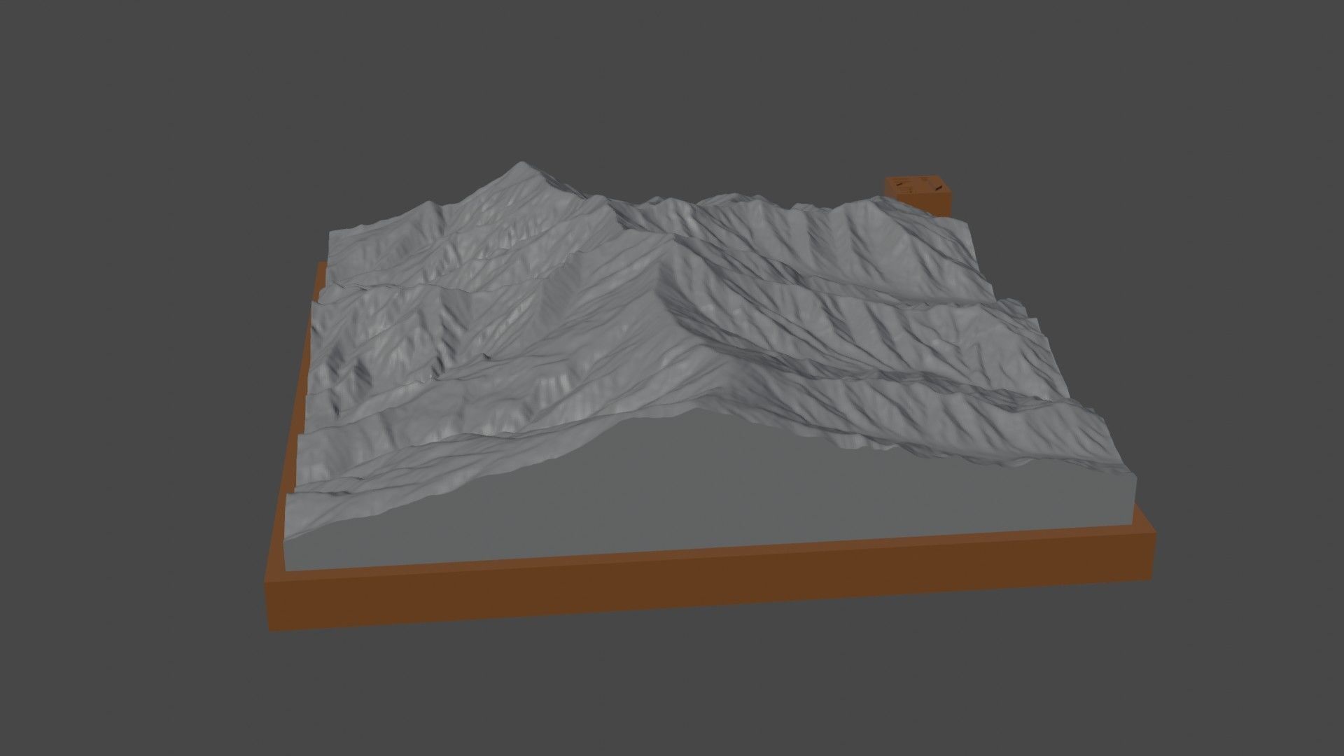 White Mtn Peak 3D print model_2