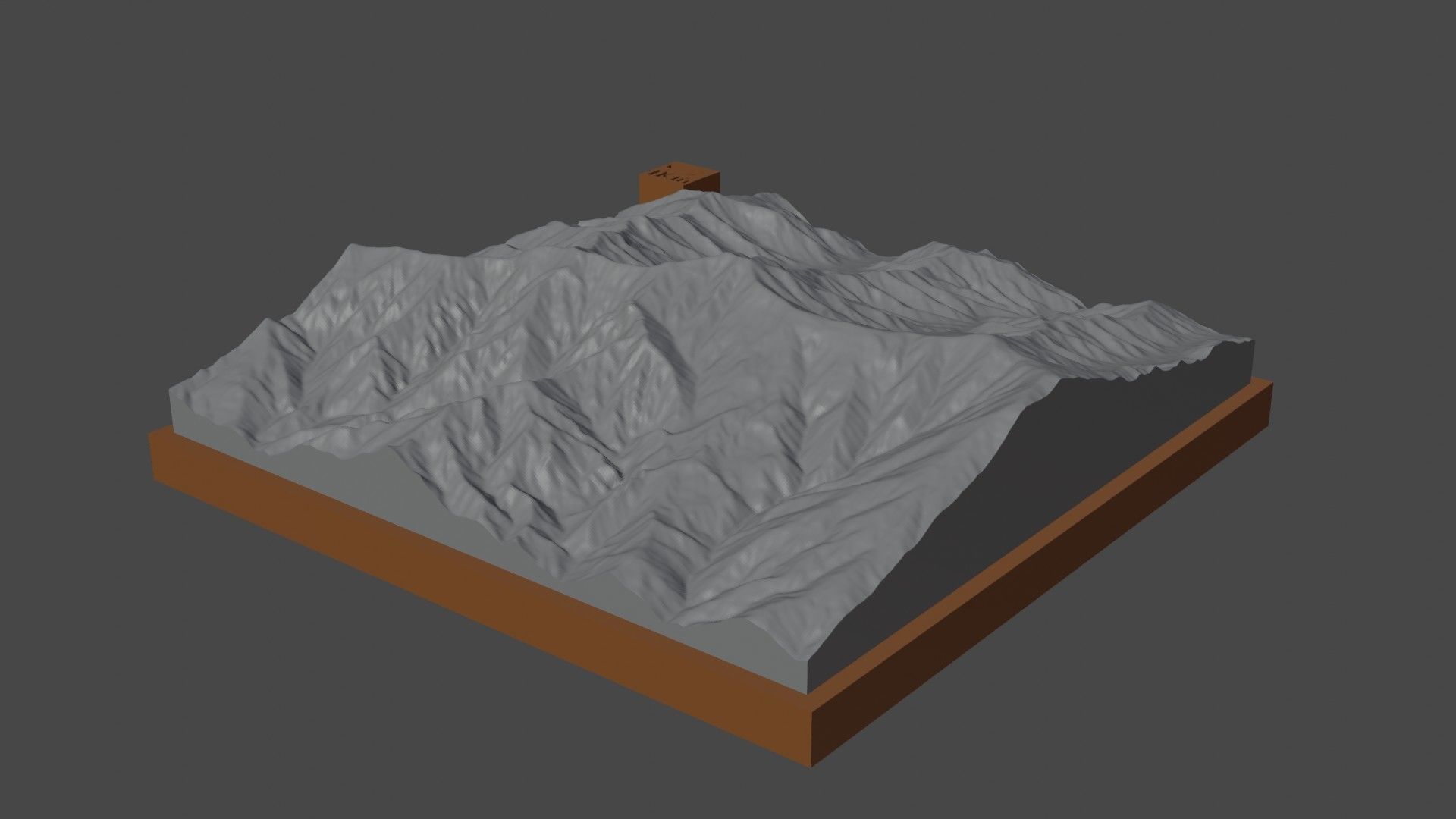 White Mtn Peak 3D print model_4