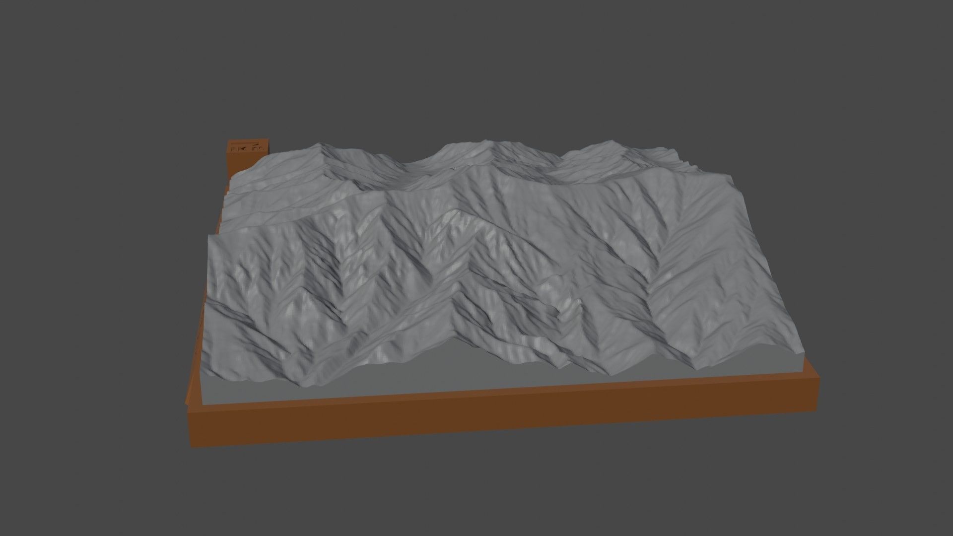 White Mtn Peak 3D print model_1