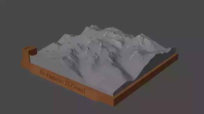 The Pinnacles mountain