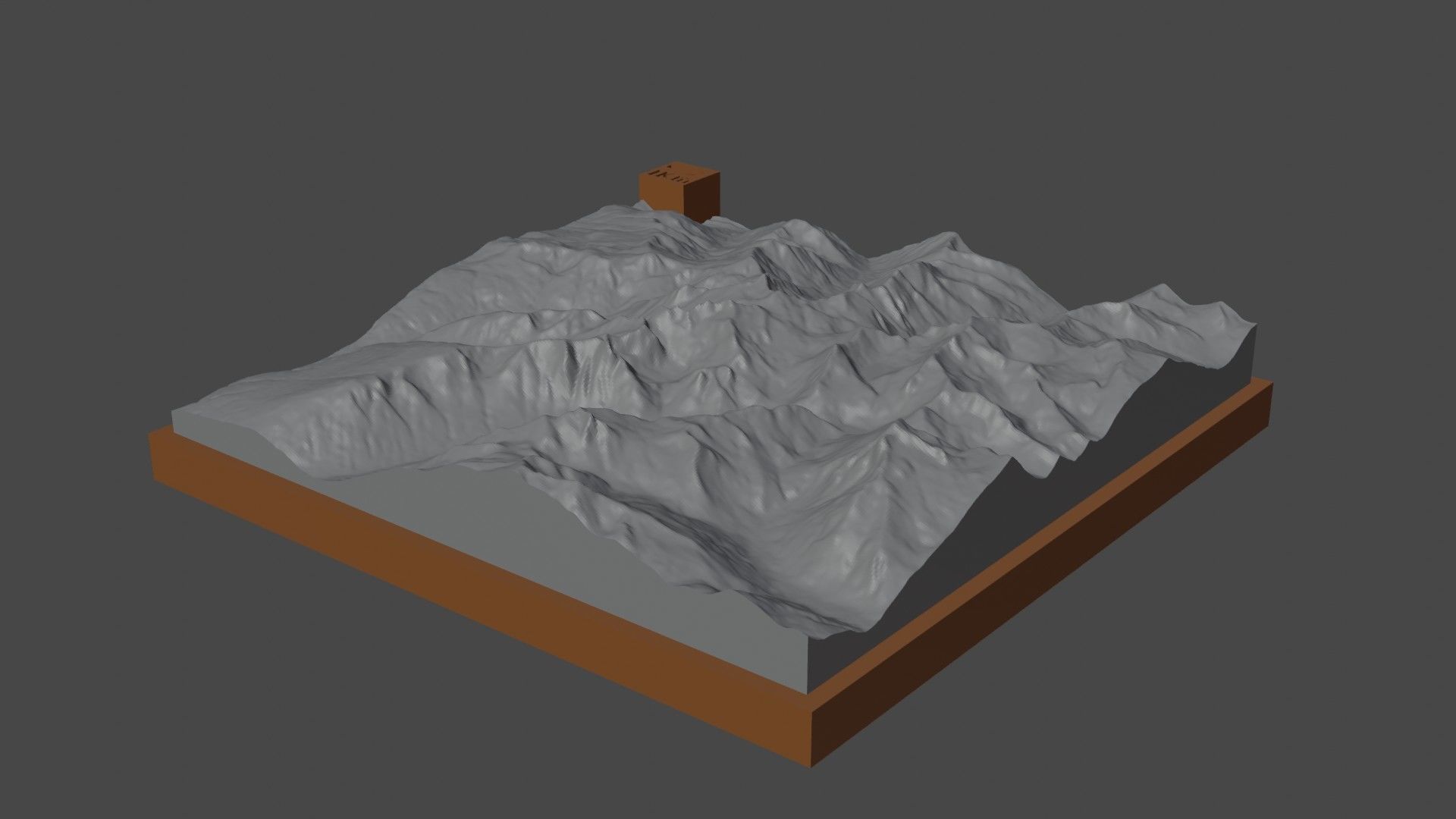 The Pinnacles mountain 3D print model_4