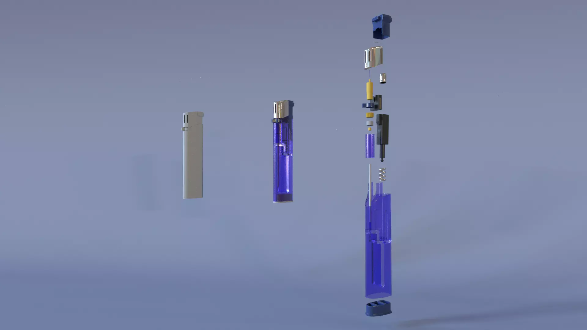 Lighter Detailed Low Poly and PBR Low-poly 3D model