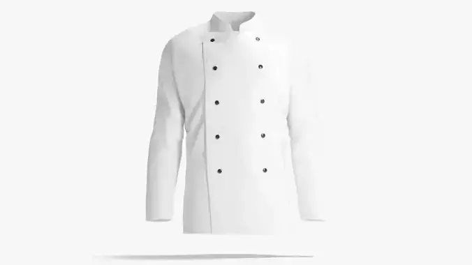 White Chef Jacket - cook chief coat