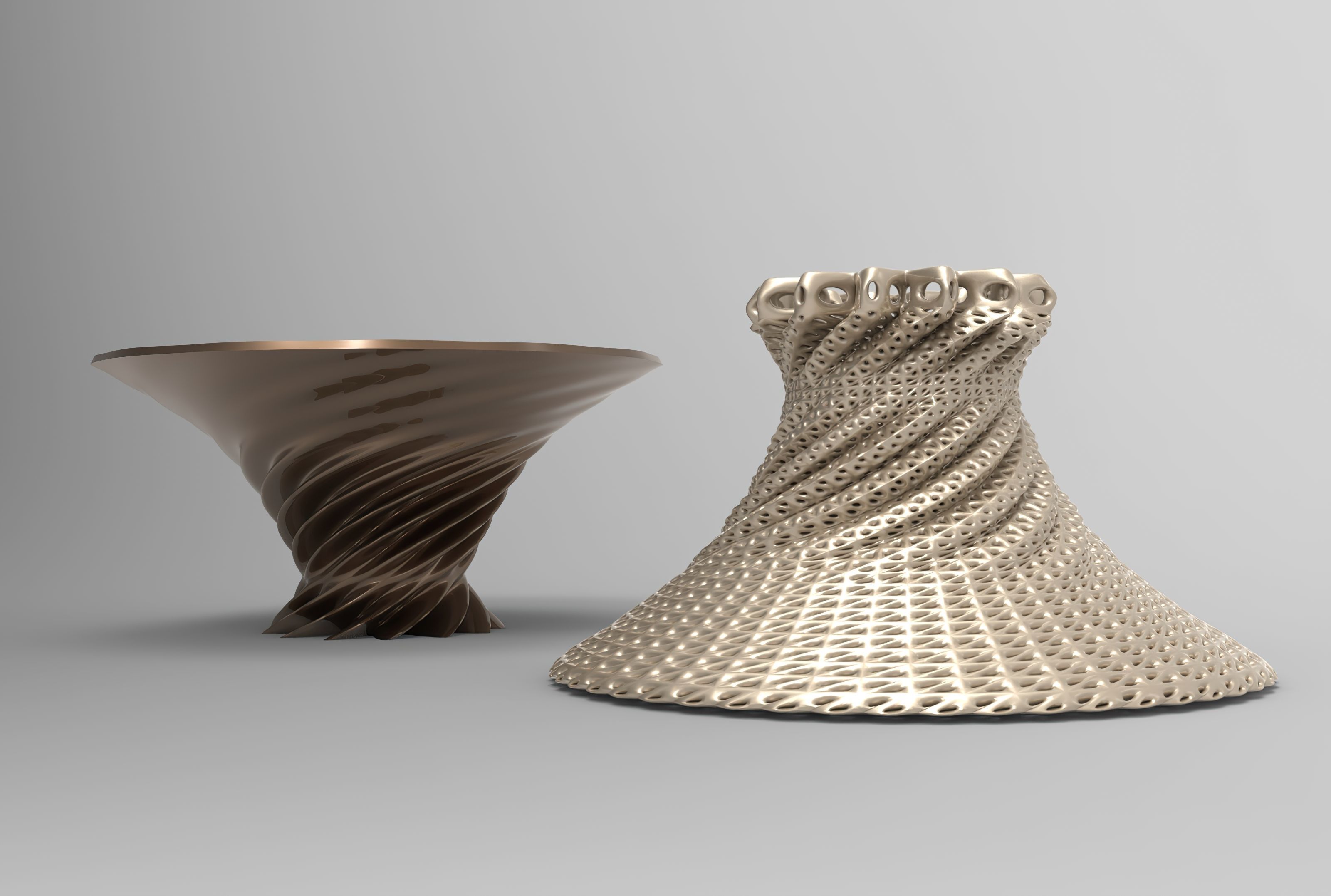 Vase Voronoi 41 3D print model_1