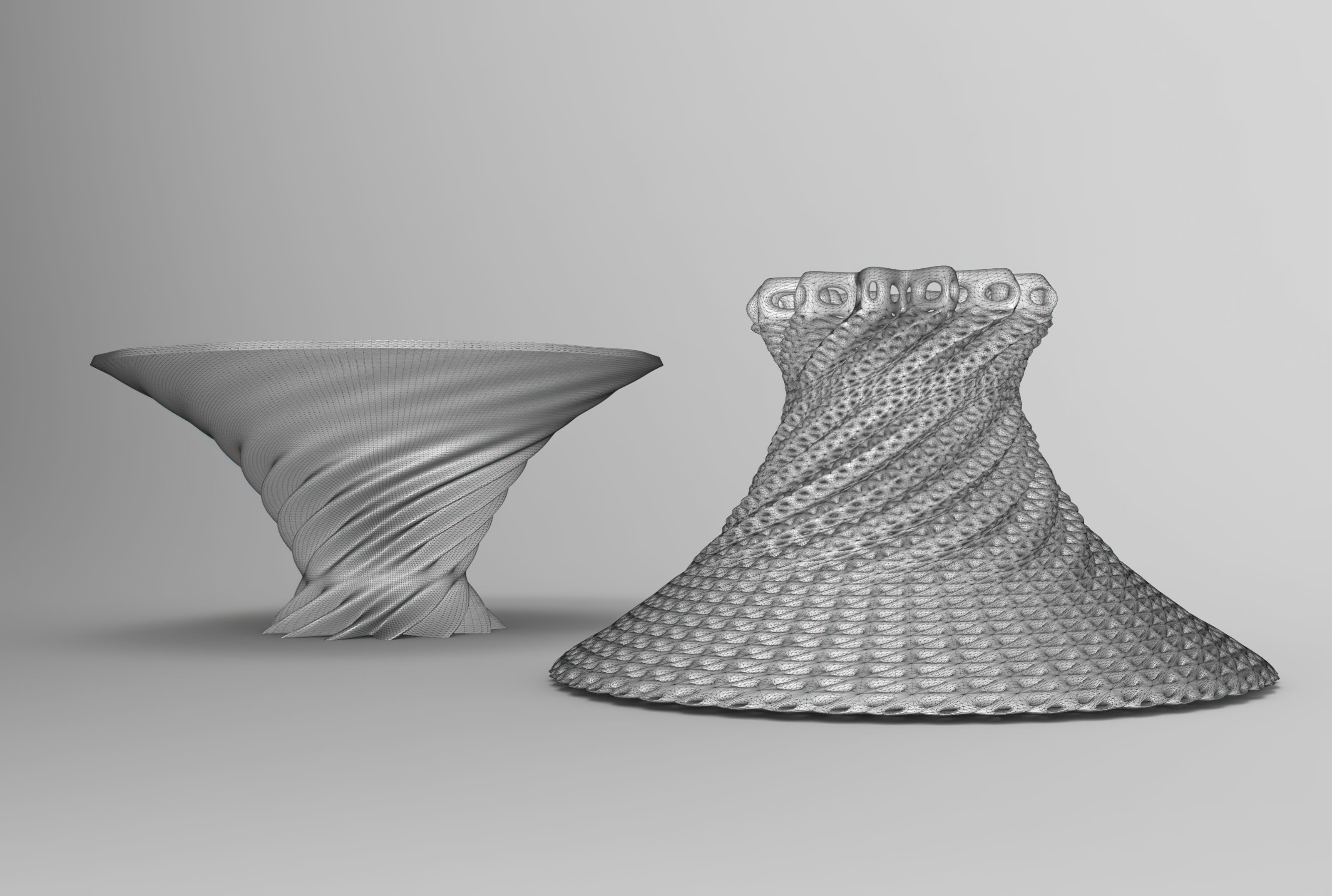 Vase Voronoi 41 3D print model_2