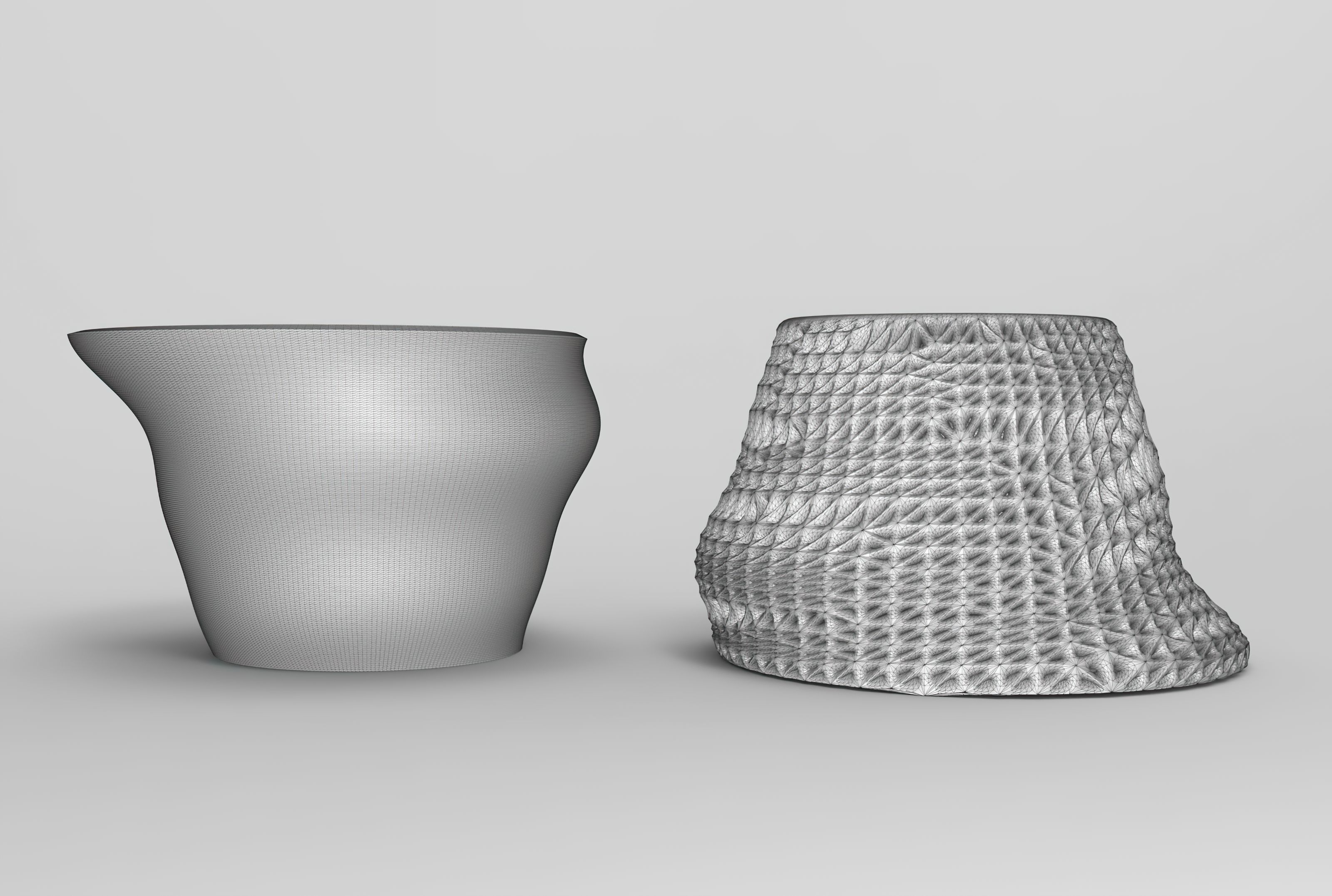 Vase Voronoi 49 3D print model_2