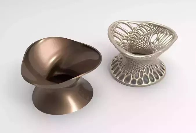 Vase Voronoi 51 3D print model