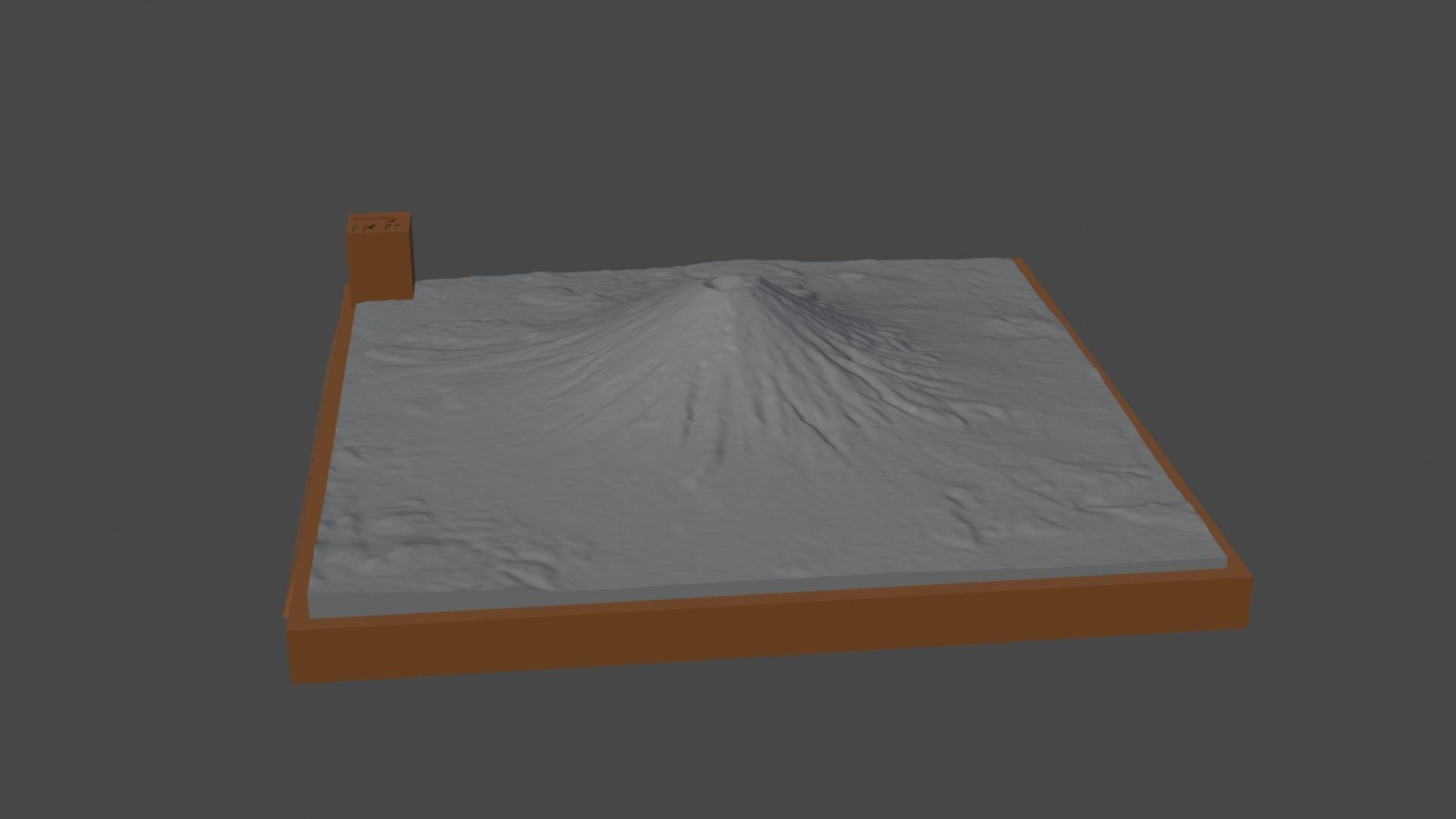 Yotei-zan mountain 3D print model_1