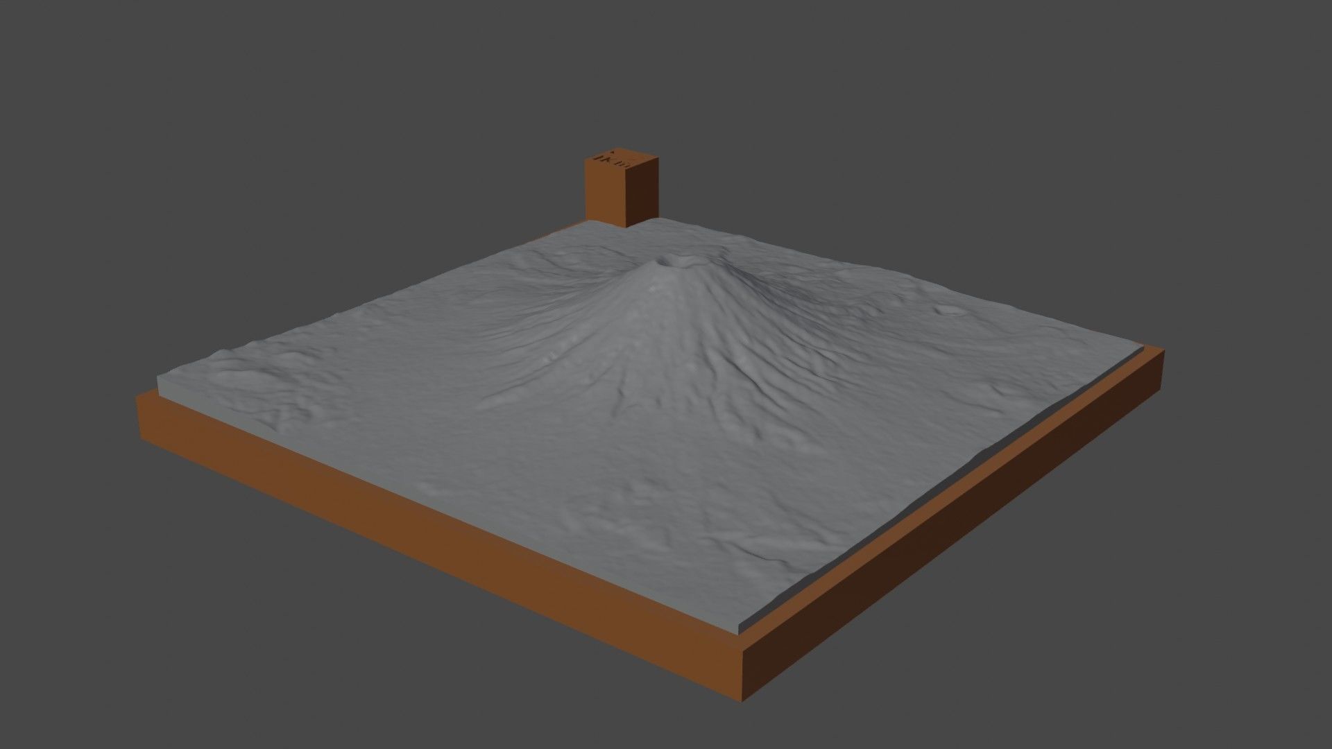 Yotei-zan mountain 3D print model_4