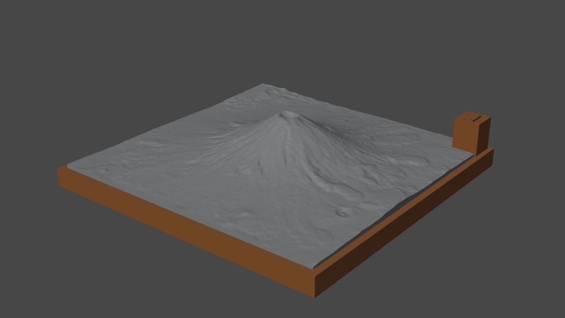Yotei-zan mountain 3D print model_7