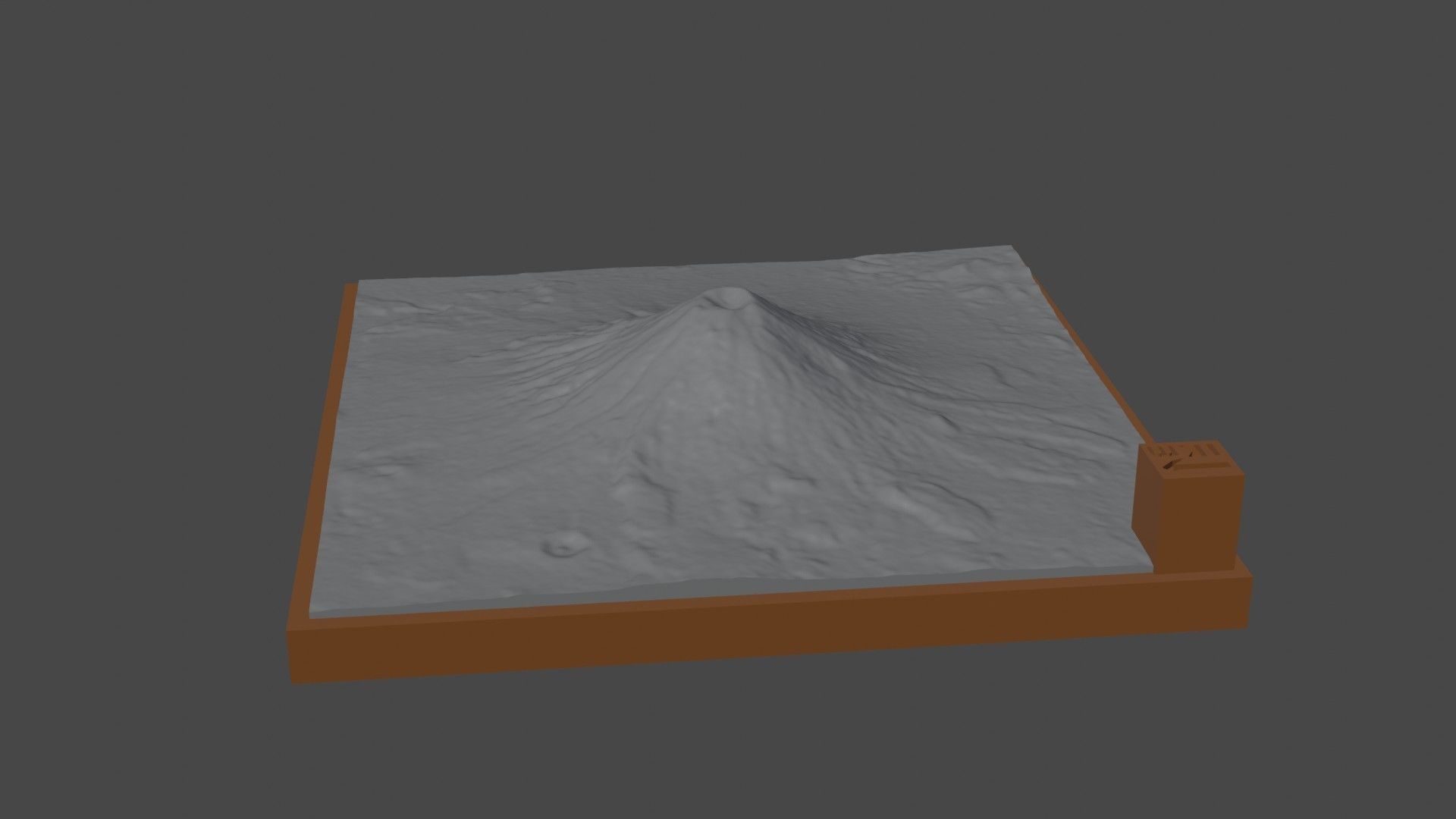 Yotei-zan mountain 3D print model_6