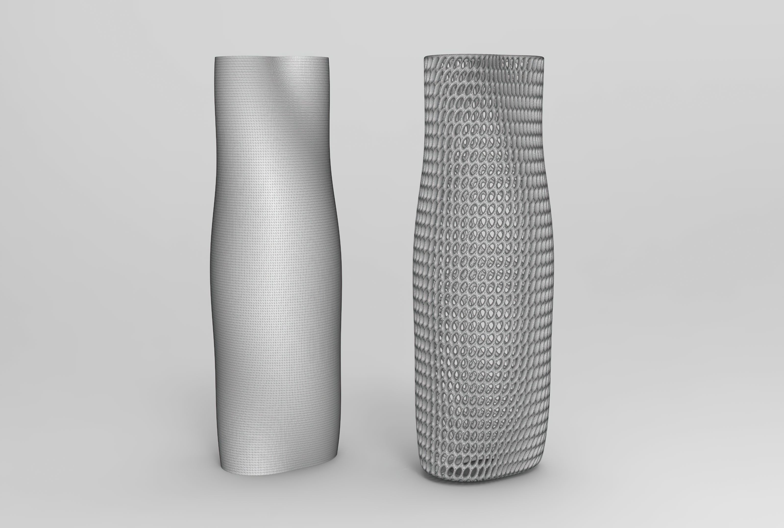 Vase Voronoi 54 3D print model_2