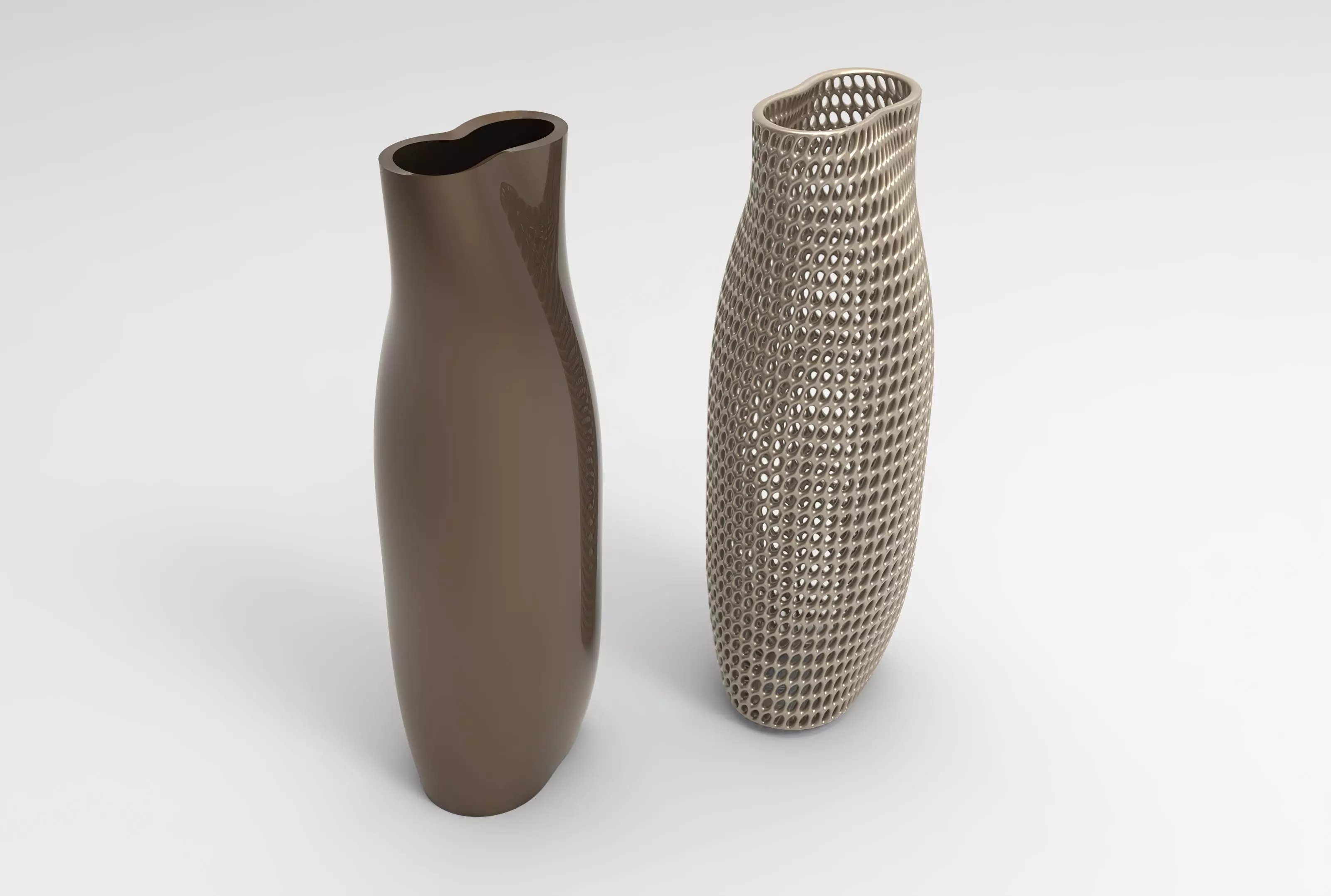 Vase Voronoi 54 3D print model_0