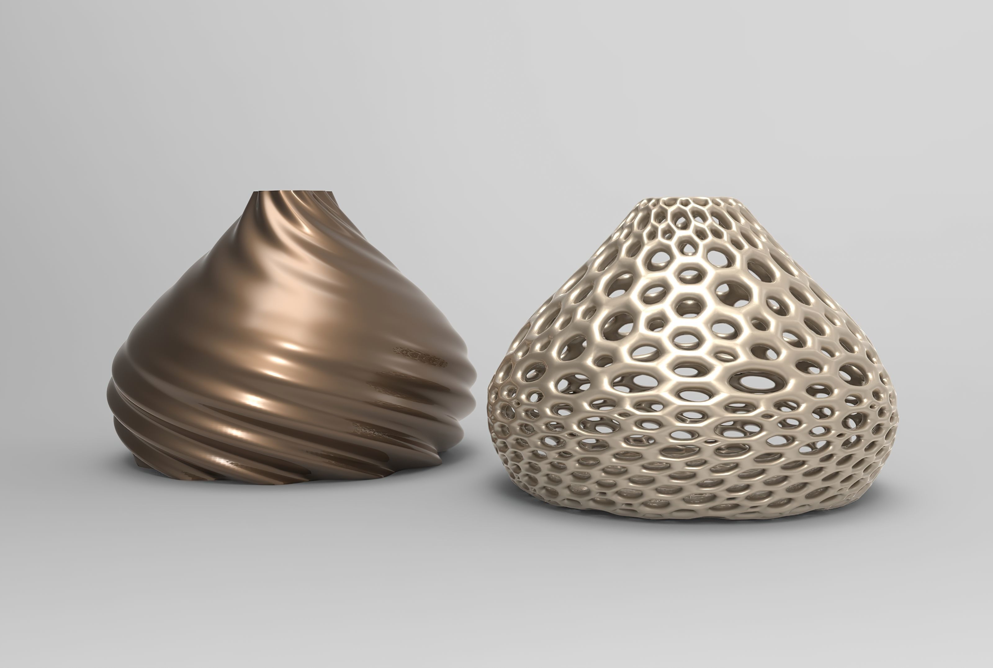 Vase Voronoi 56 3D print model_1