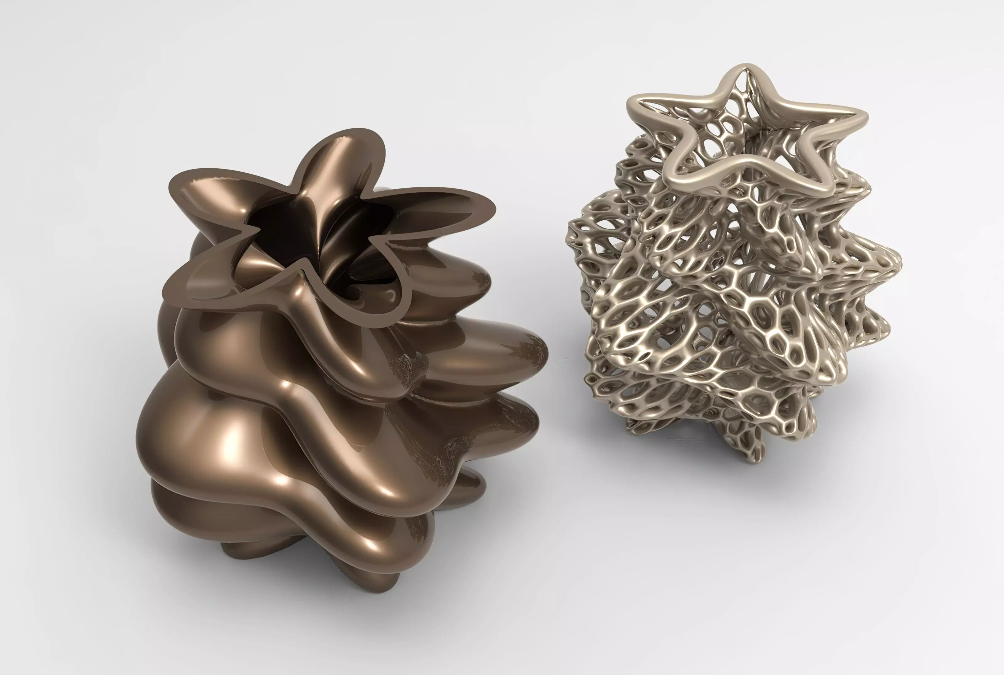 Vase Voronoi 59 3D print model_0