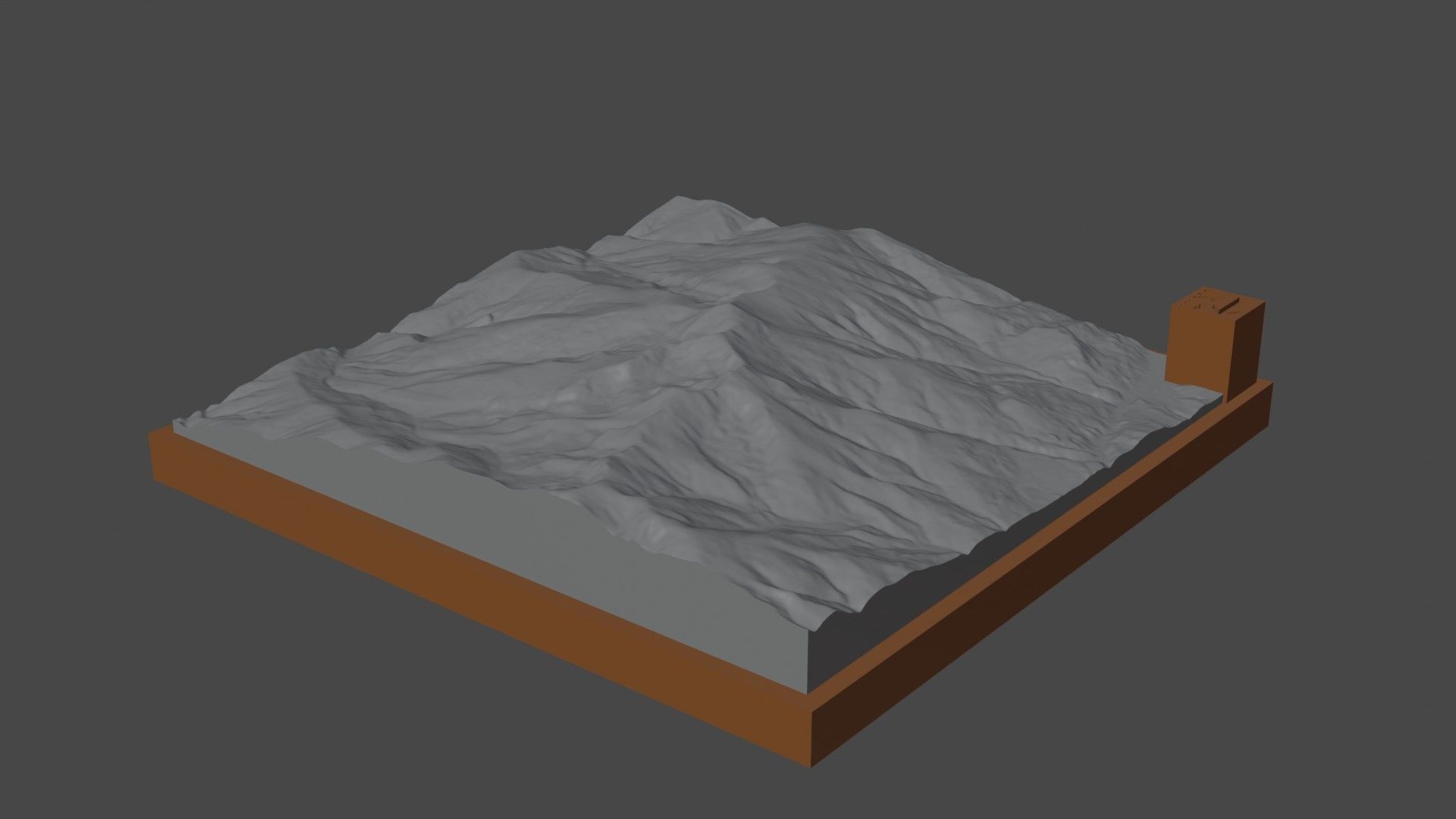 Zirbitzkogel mountain 3D print model_7