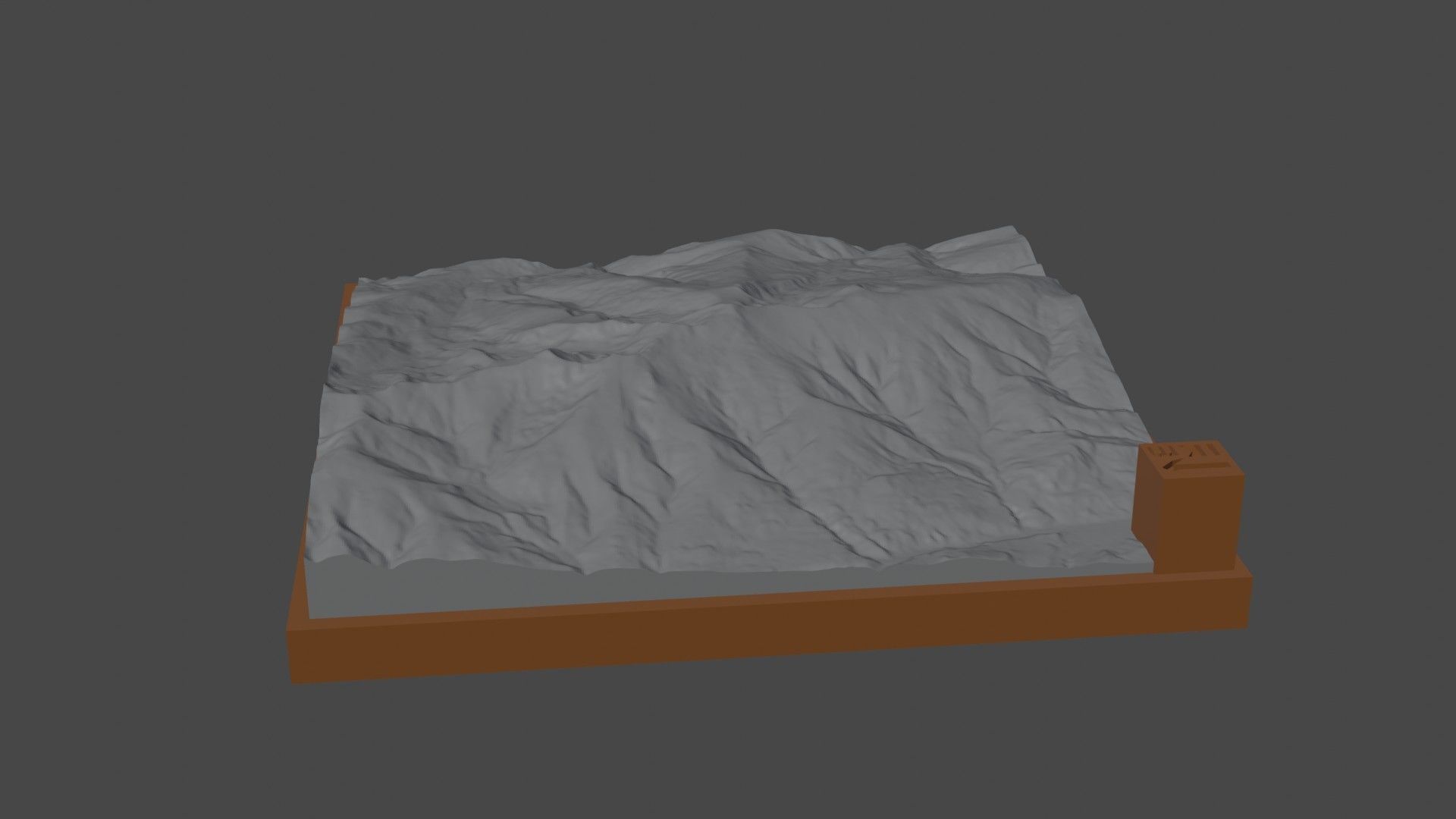 Zirbitzkogel mountain 3D print model_6