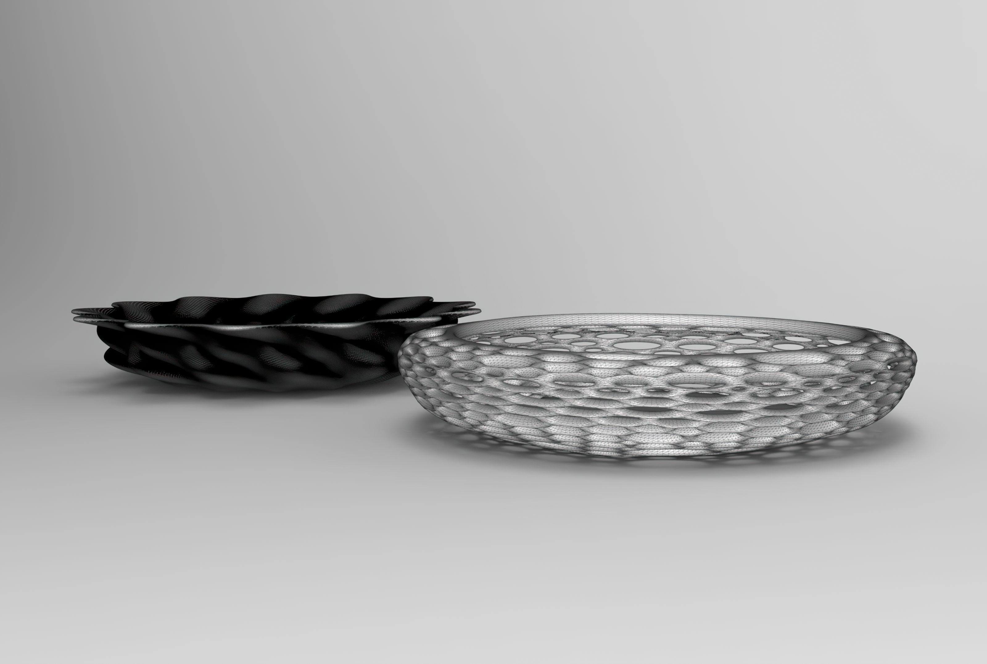 Vase Voronoi 60 3D print model_2