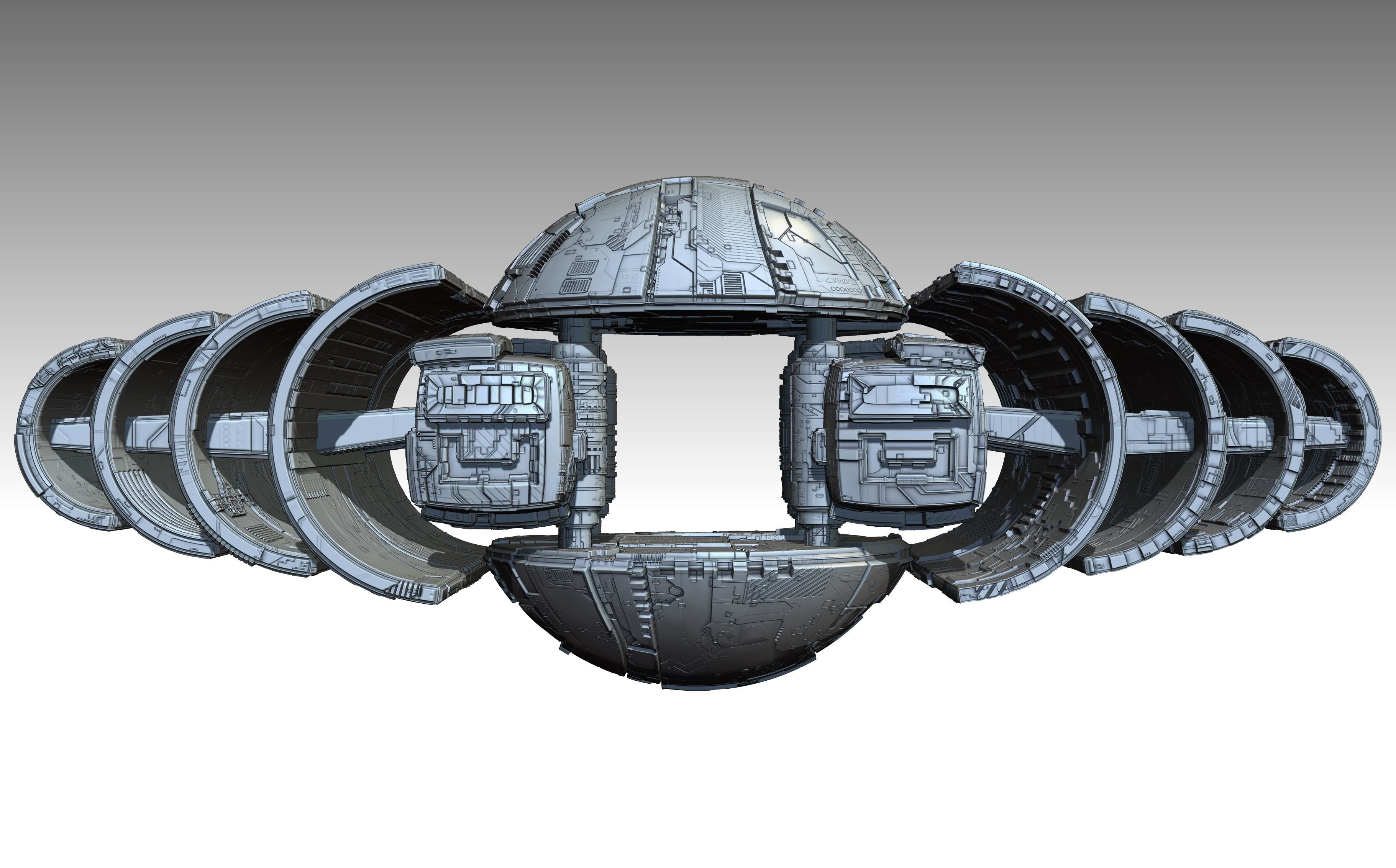 space equipment node 00157 3D model_5