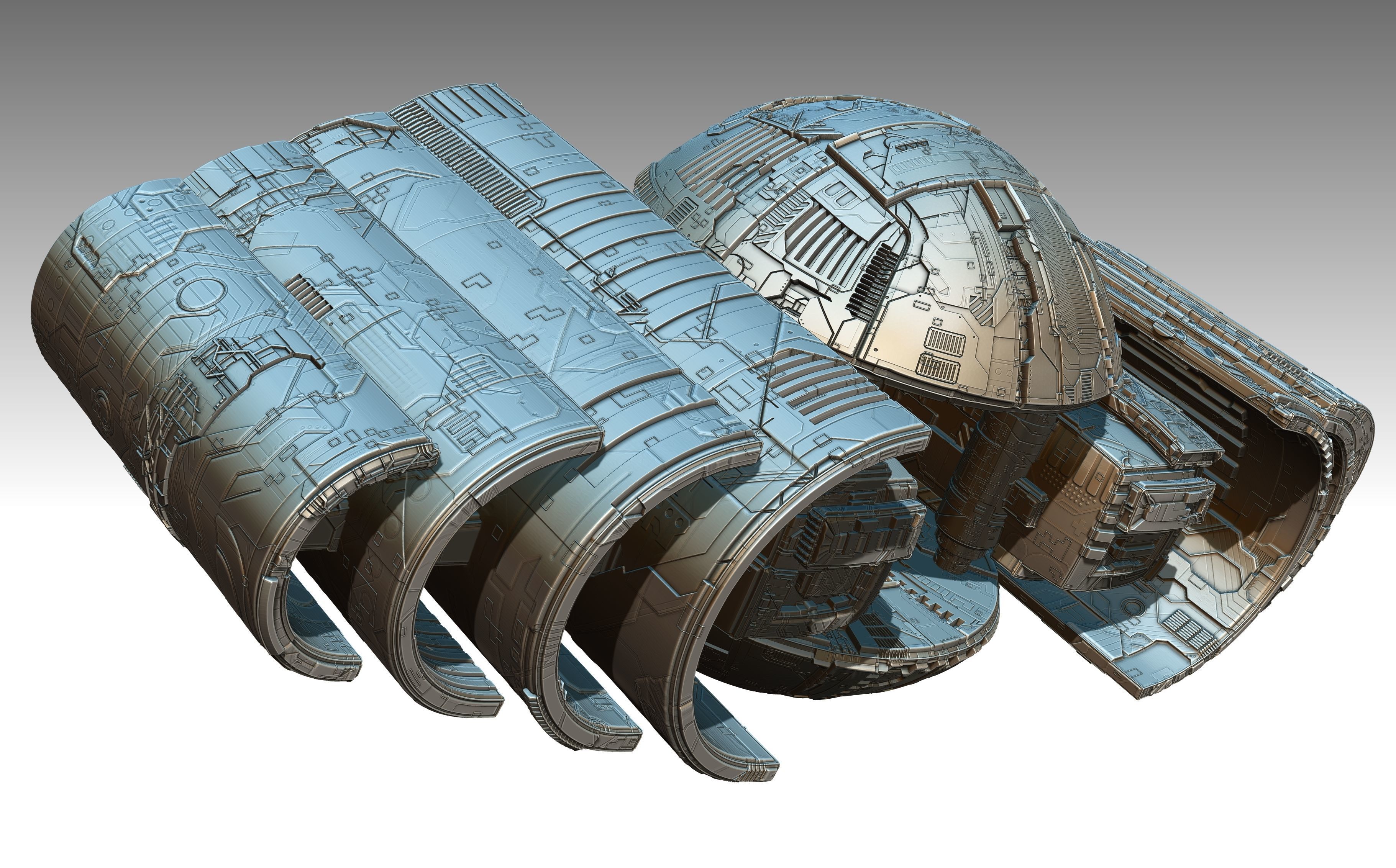 space equipment node 00157 3D model_10