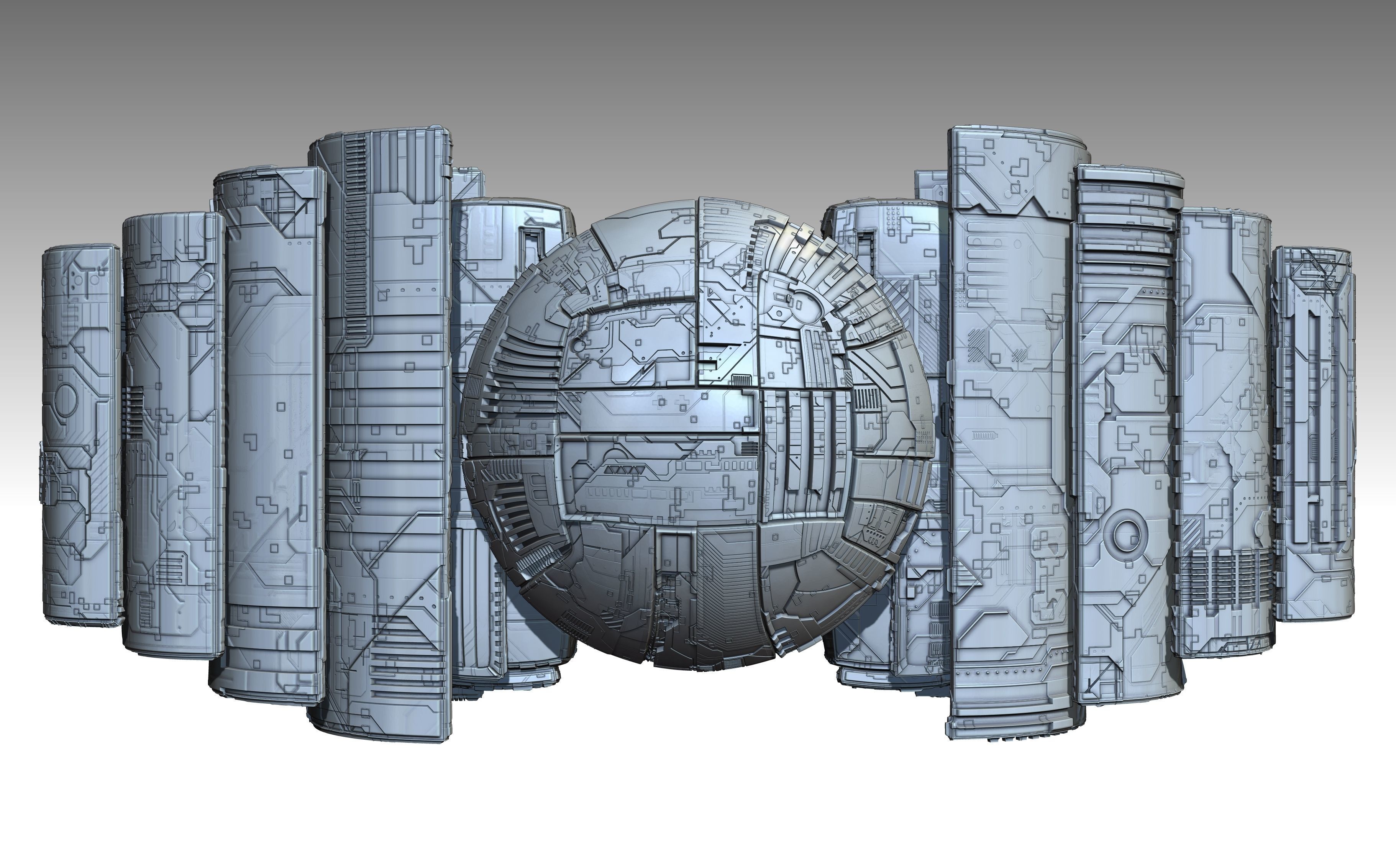 space equipment node 00157 3D model_8