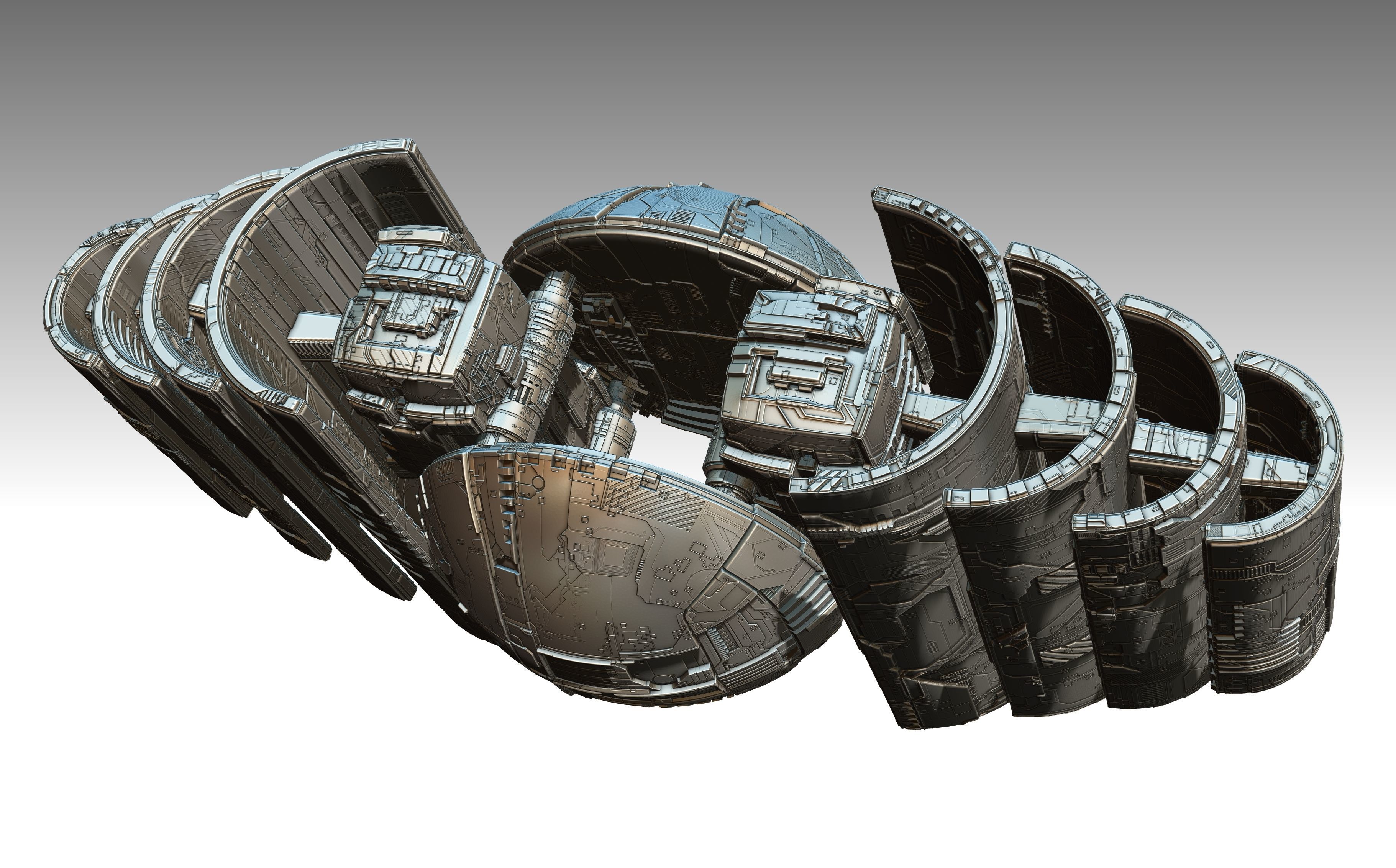 space equipment node 00157 3D model_13