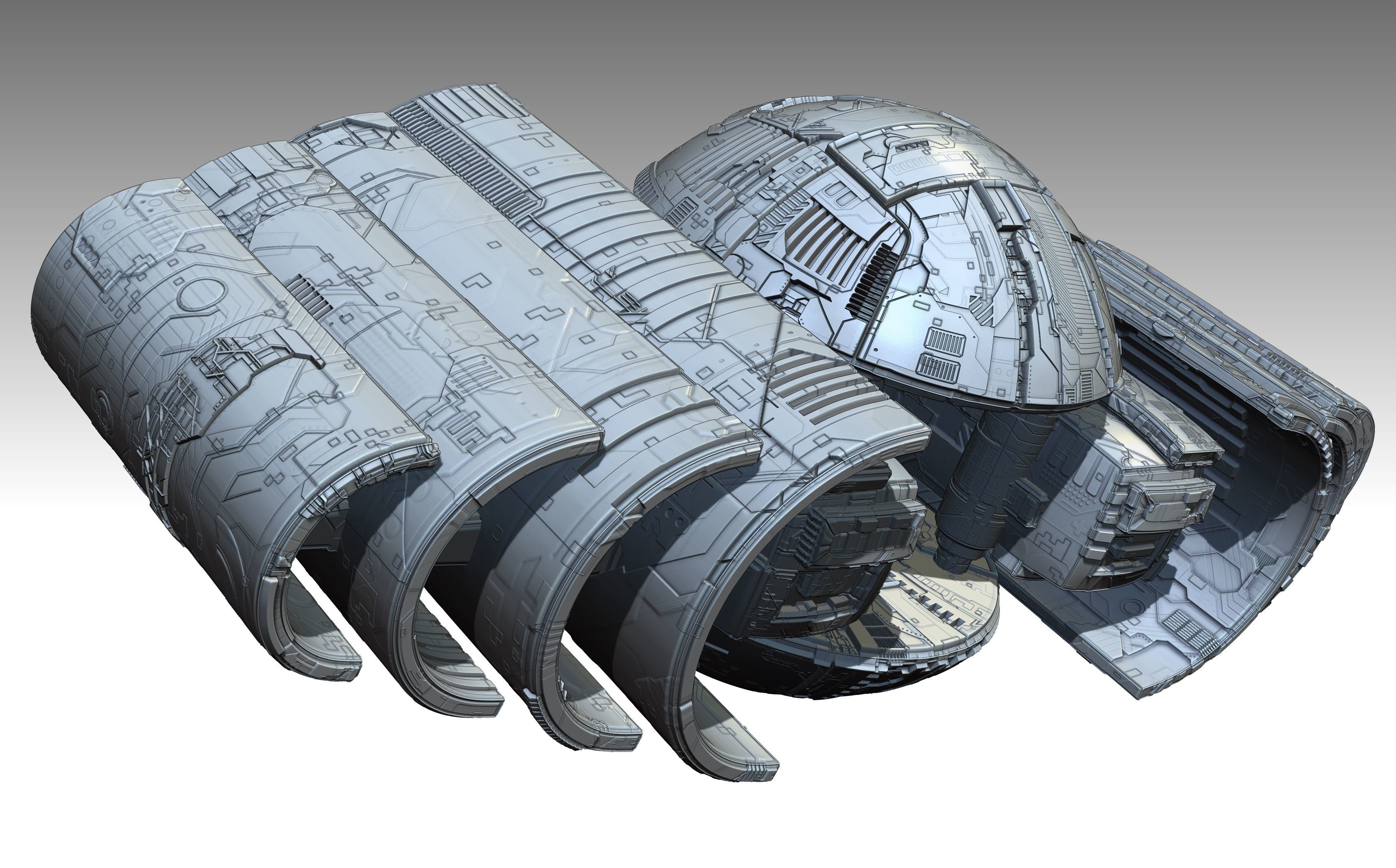space equipment node 00157 3D model_11